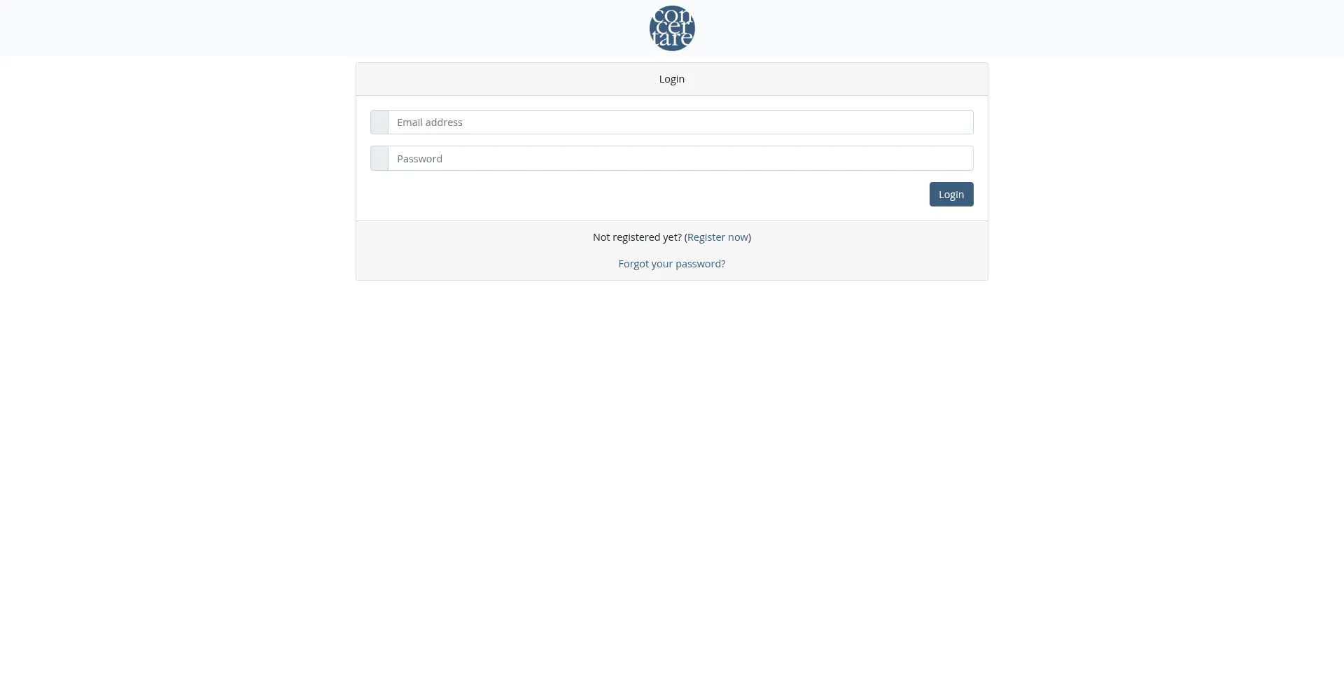 Website screenshot of Jobshop.concertare.de
