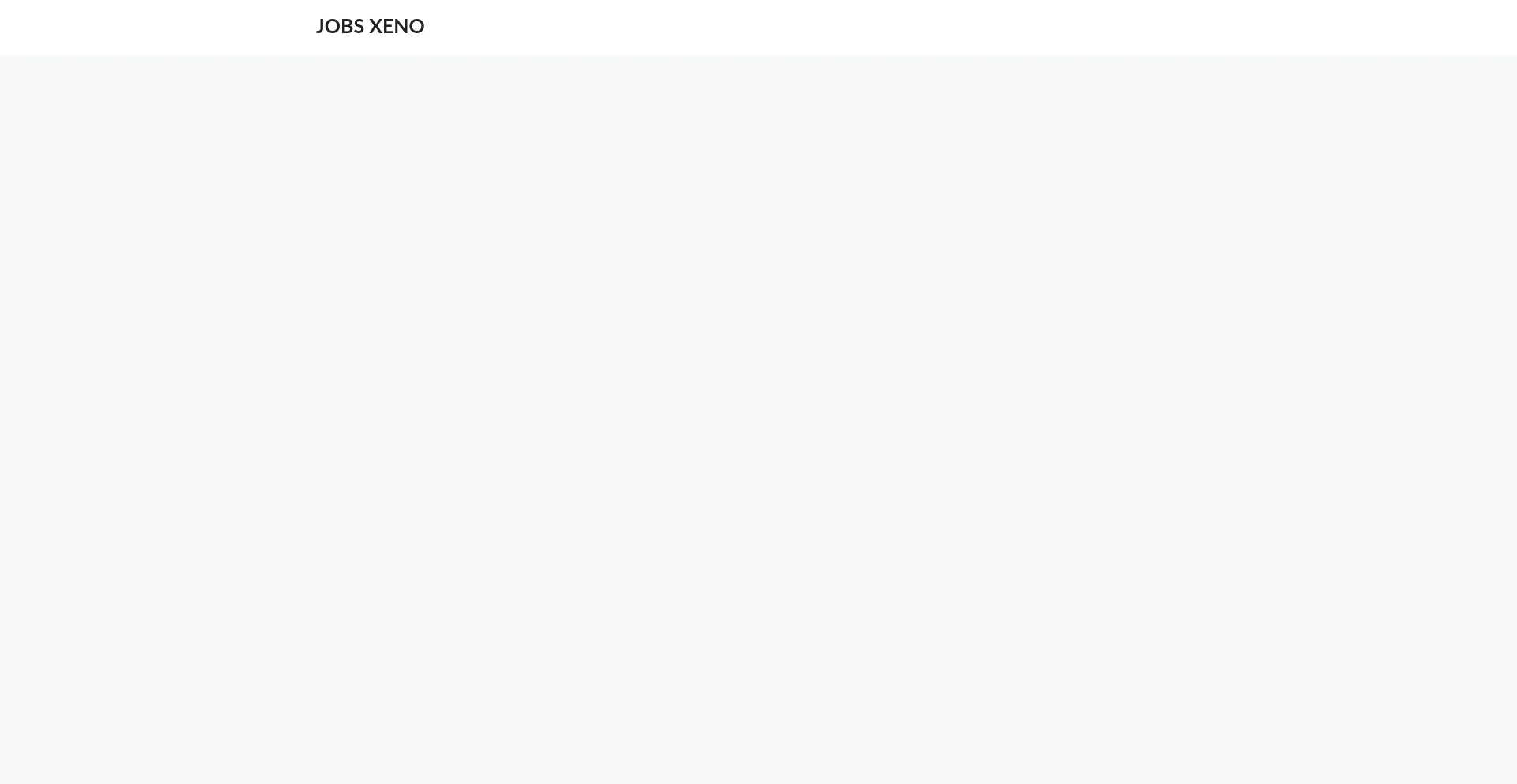 Website screenshot of Jobsxeno.com