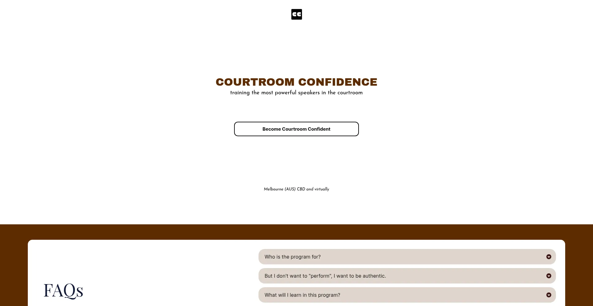 Website screenshot of Joeheathconsulting.com