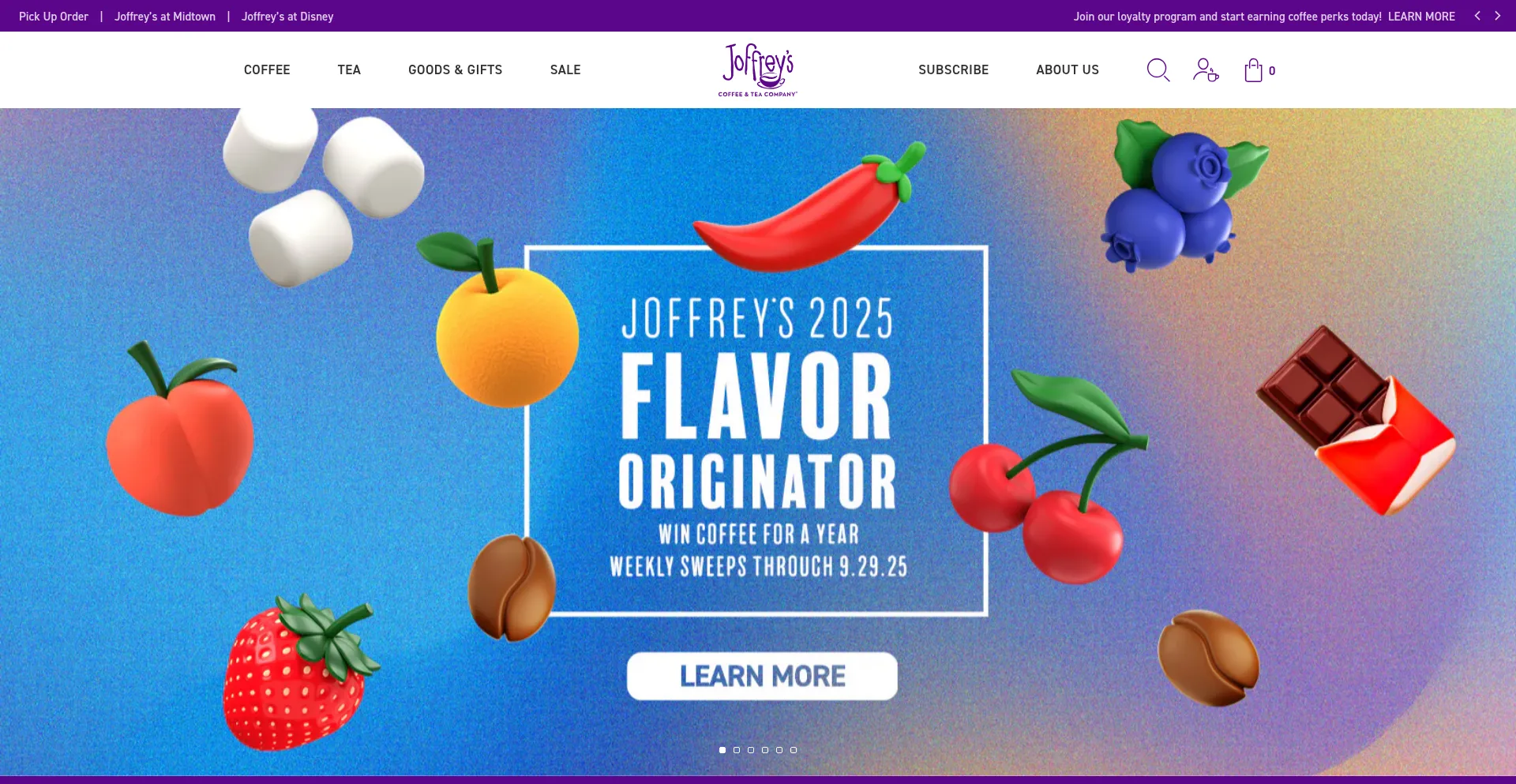 Joffreys.com Screenshot