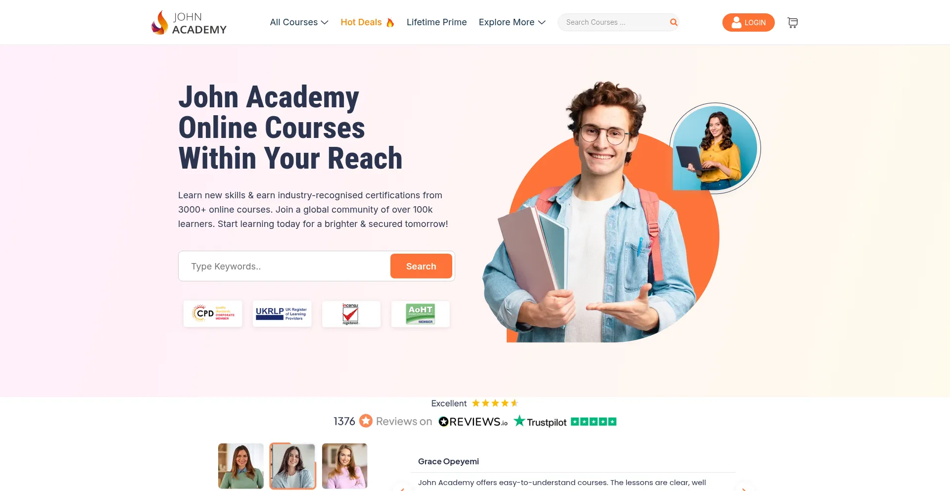 Johnacademy.co.uk