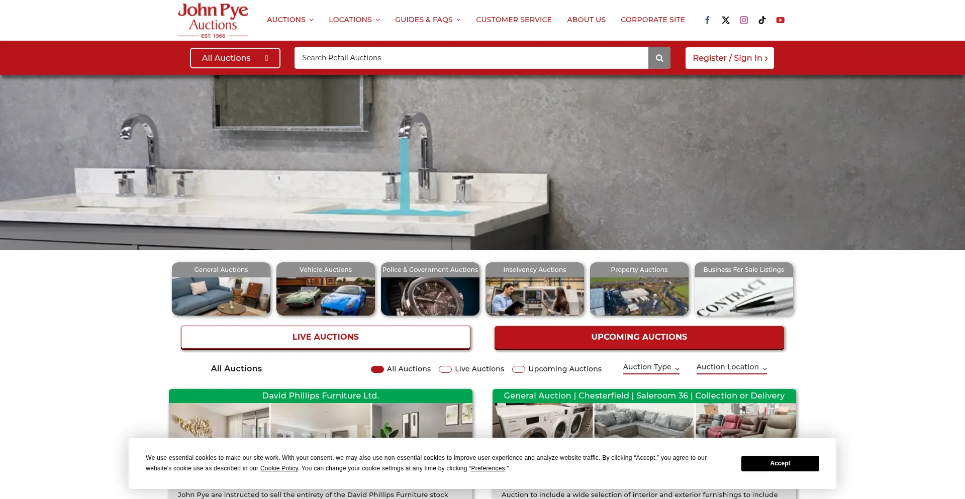 Johnpye.co.uk Screenshot