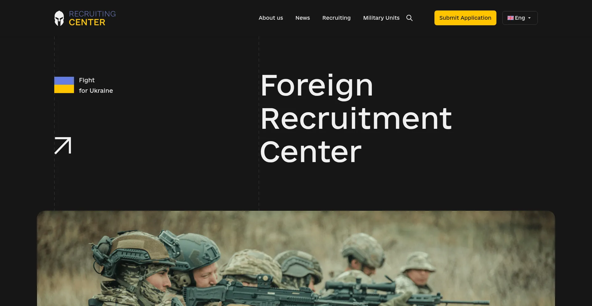 Website screenshot of Joinuarmy.org