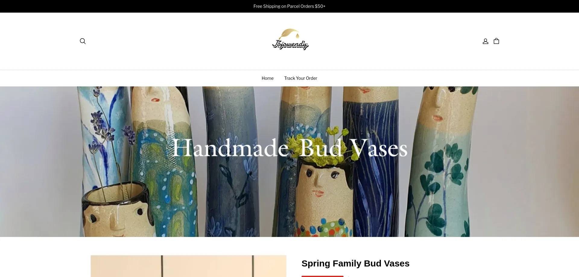 Website screenshot of Jojowendy.com