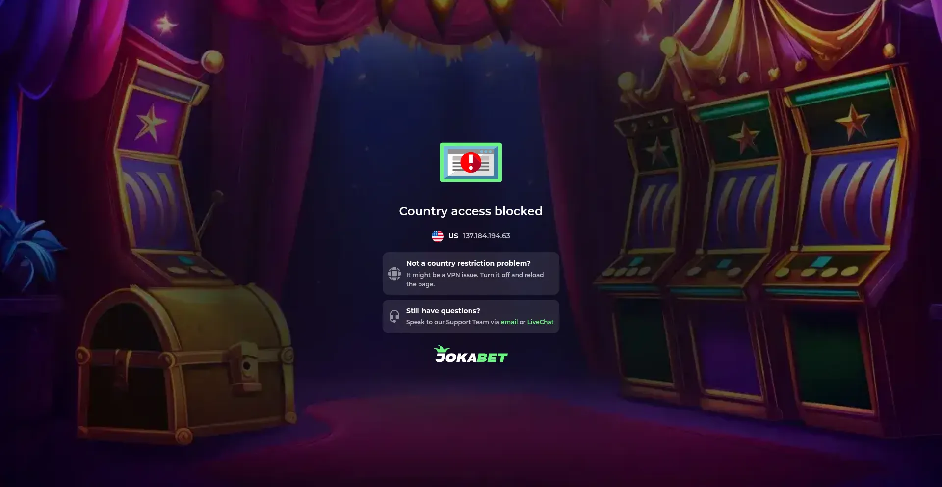 Jokabet.com Screenshot