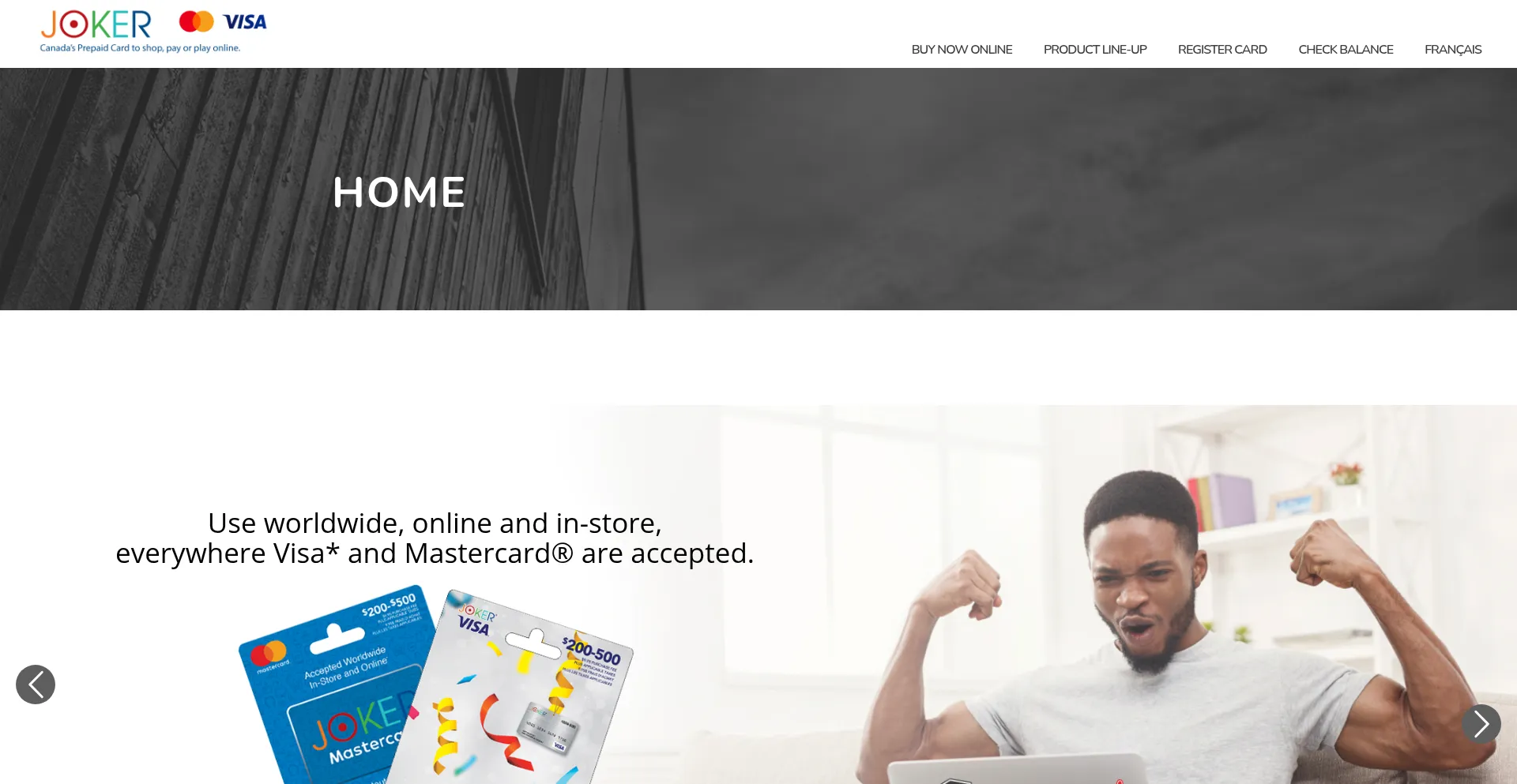 Jokercard.ca Screenshot