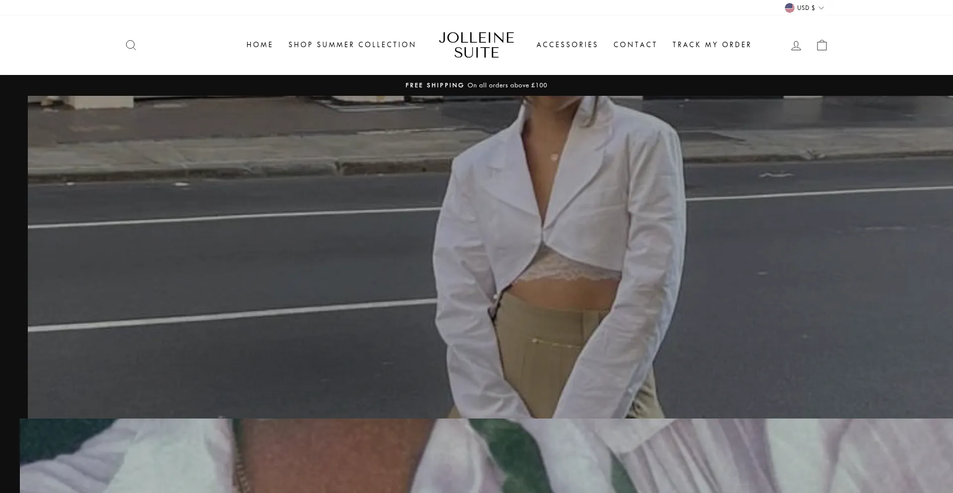 Website screenshot of Jolleinesuite.com