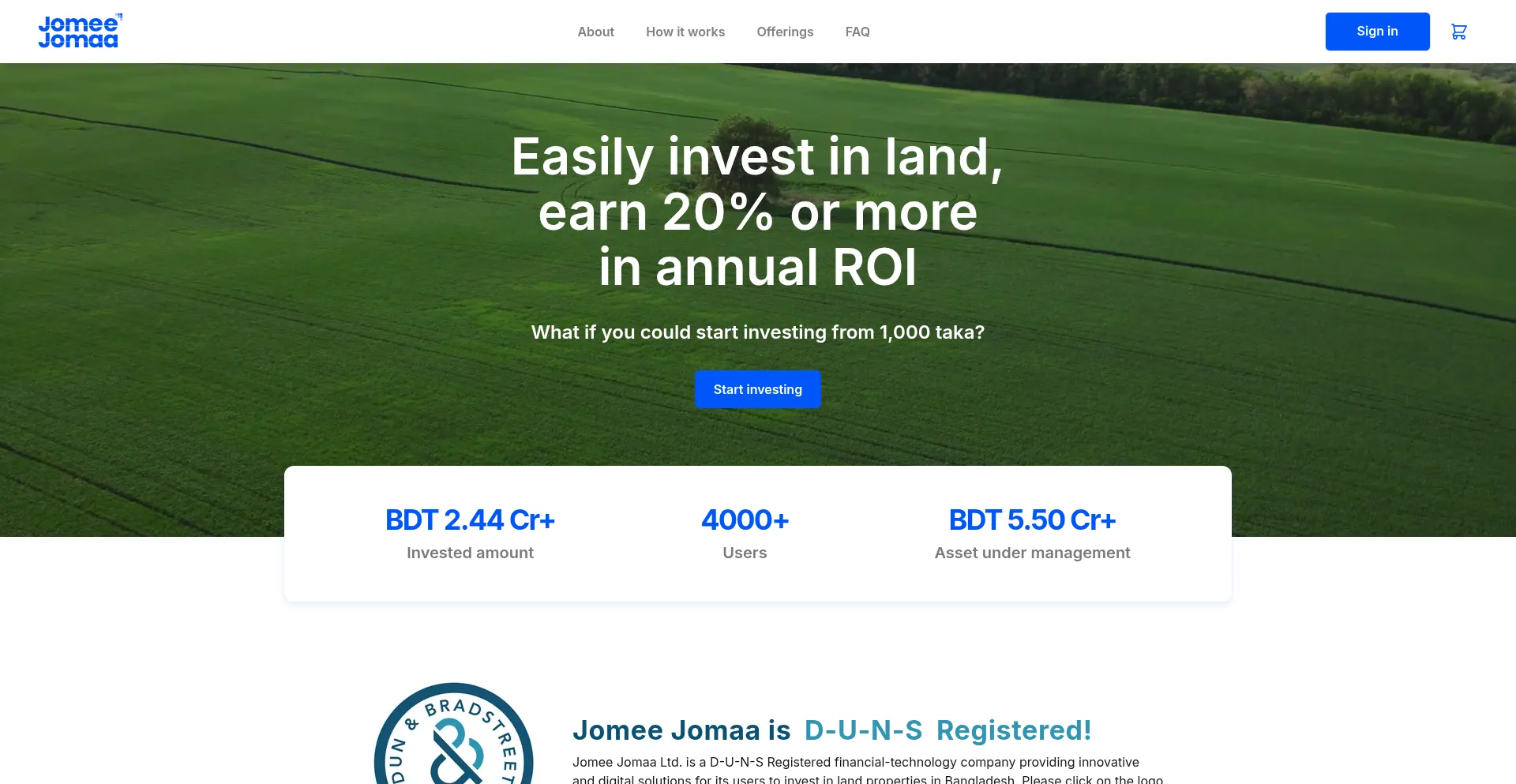 Website screenshot of Jomeejomaa.com