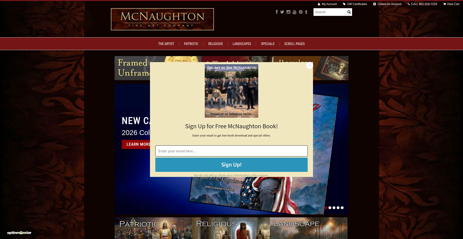 Jonmcnaughton.com Screenshot