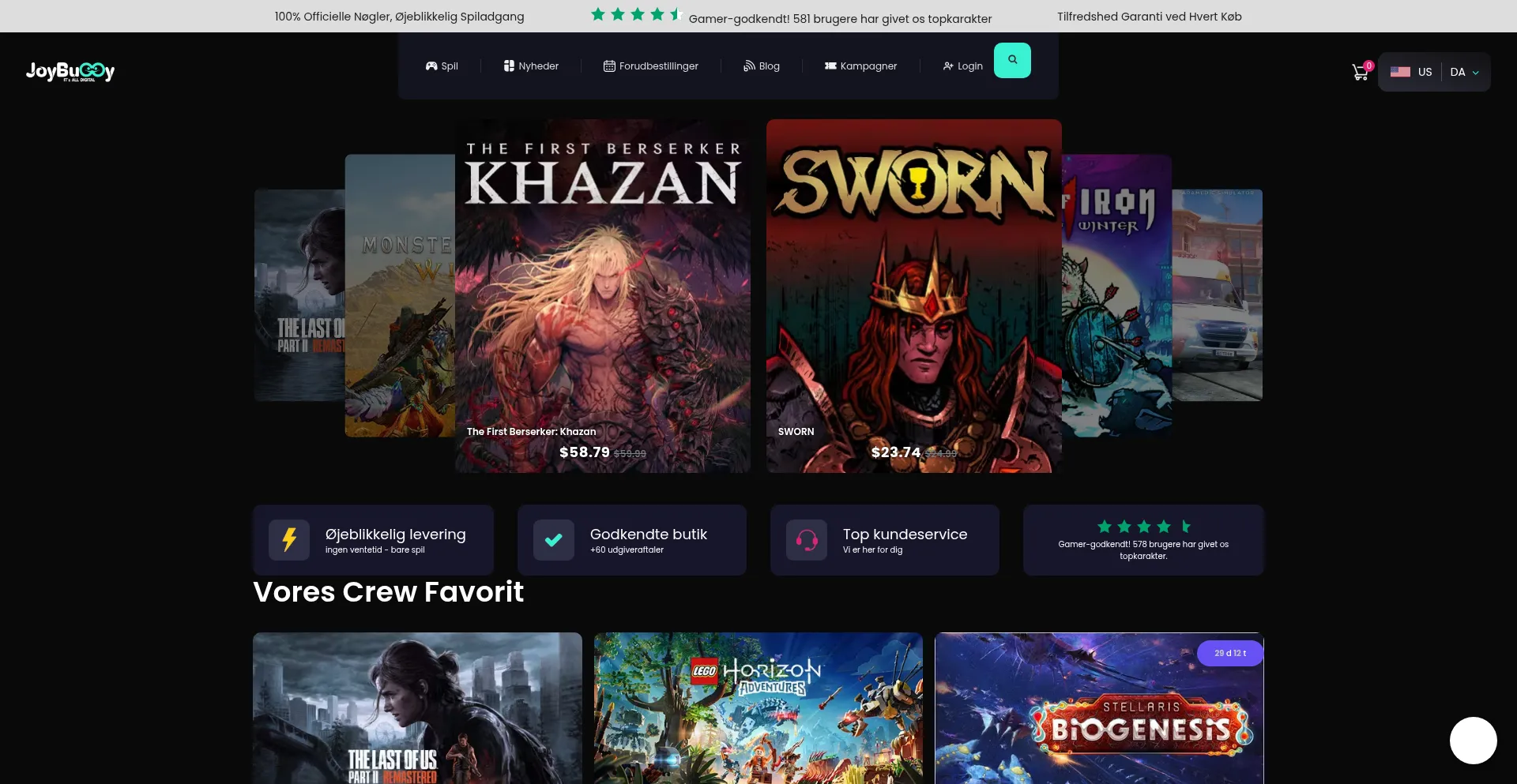 Website screenshot of Joybuggy.com
