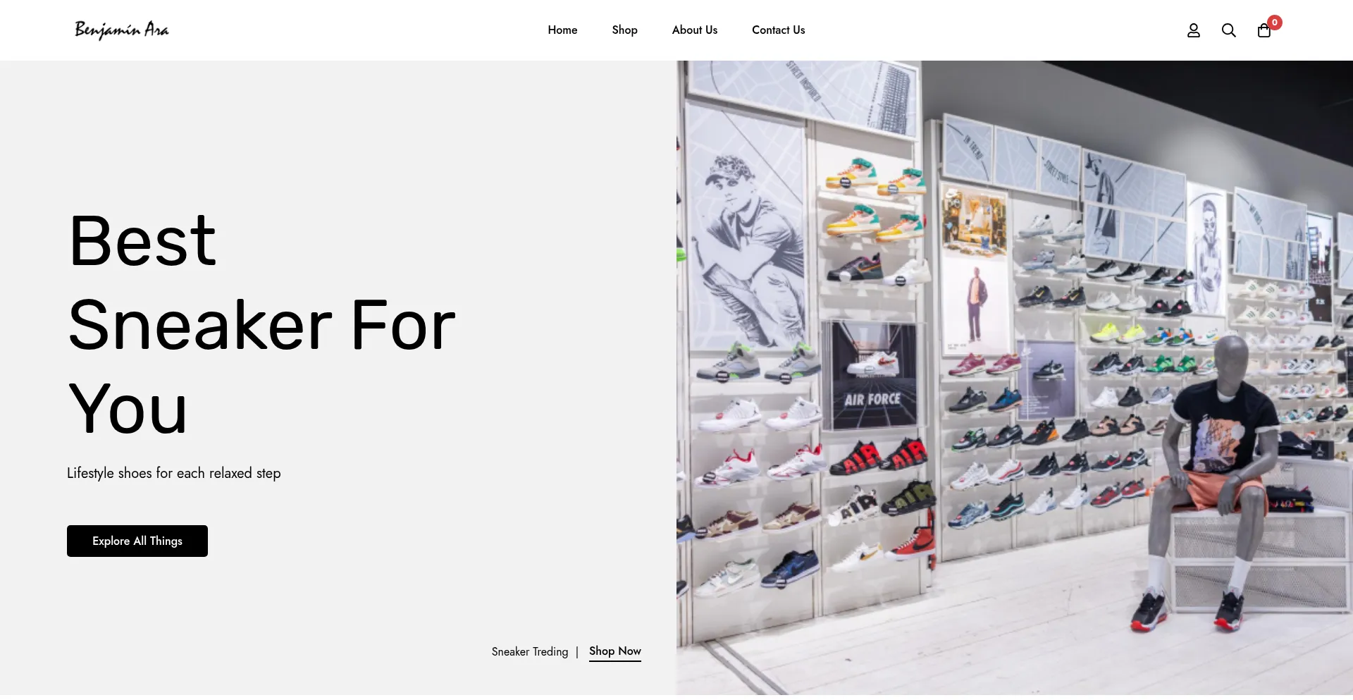 Website screenshot of Joyeriabenjaminara.co
