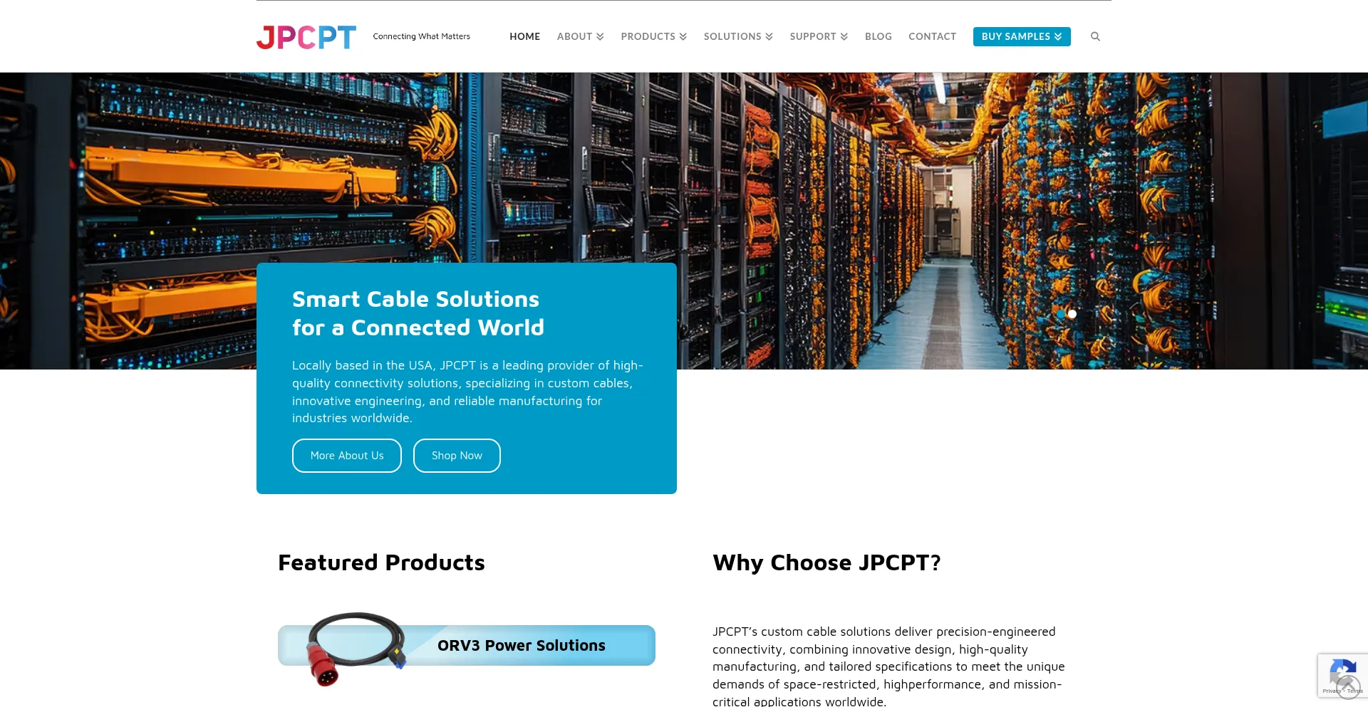 Website screenshot of Jpc-pt.com