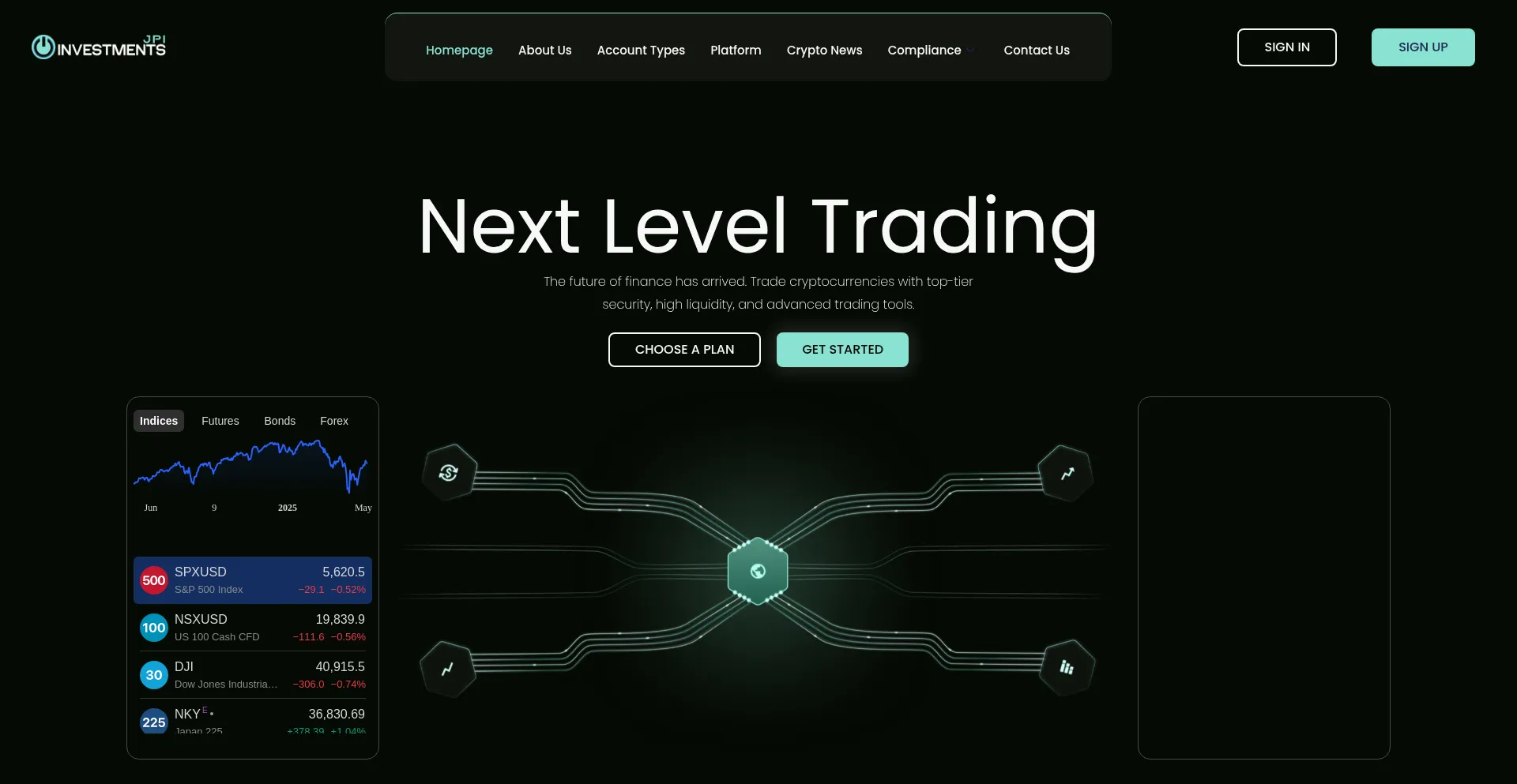 Website screenshot of Jpi-invest.com