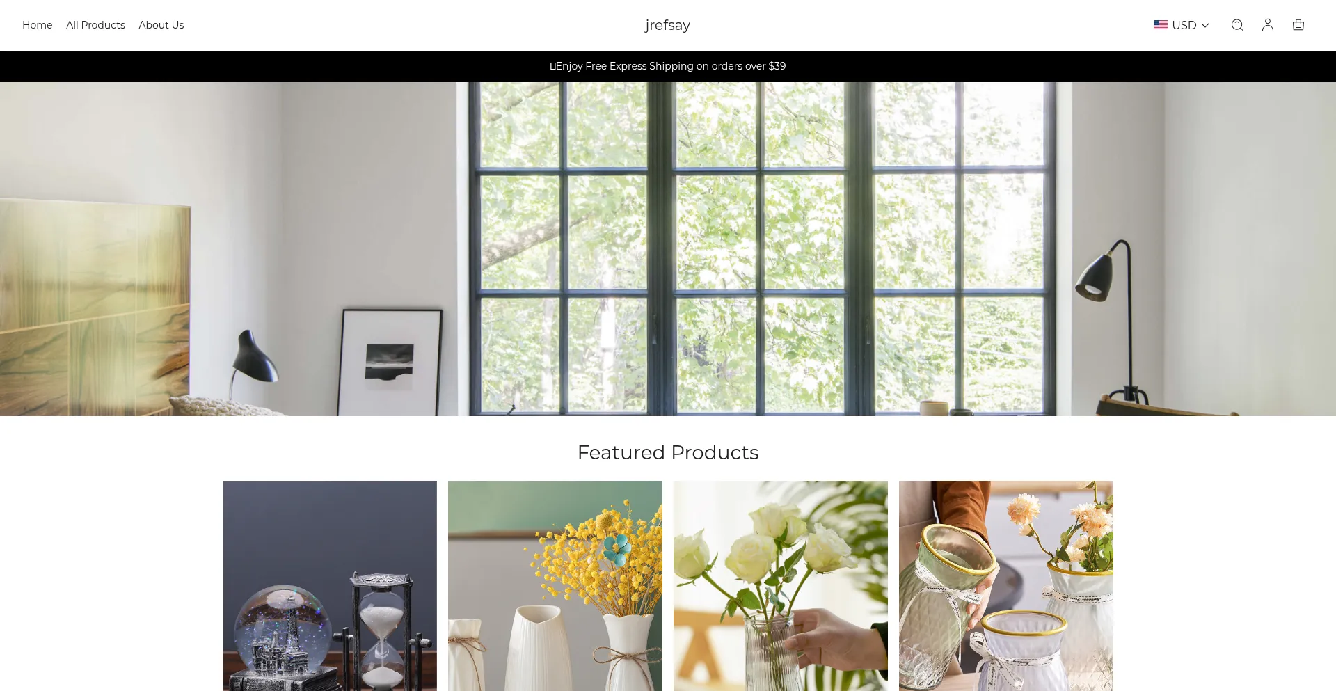 Website screenshot of Jrefsay.com