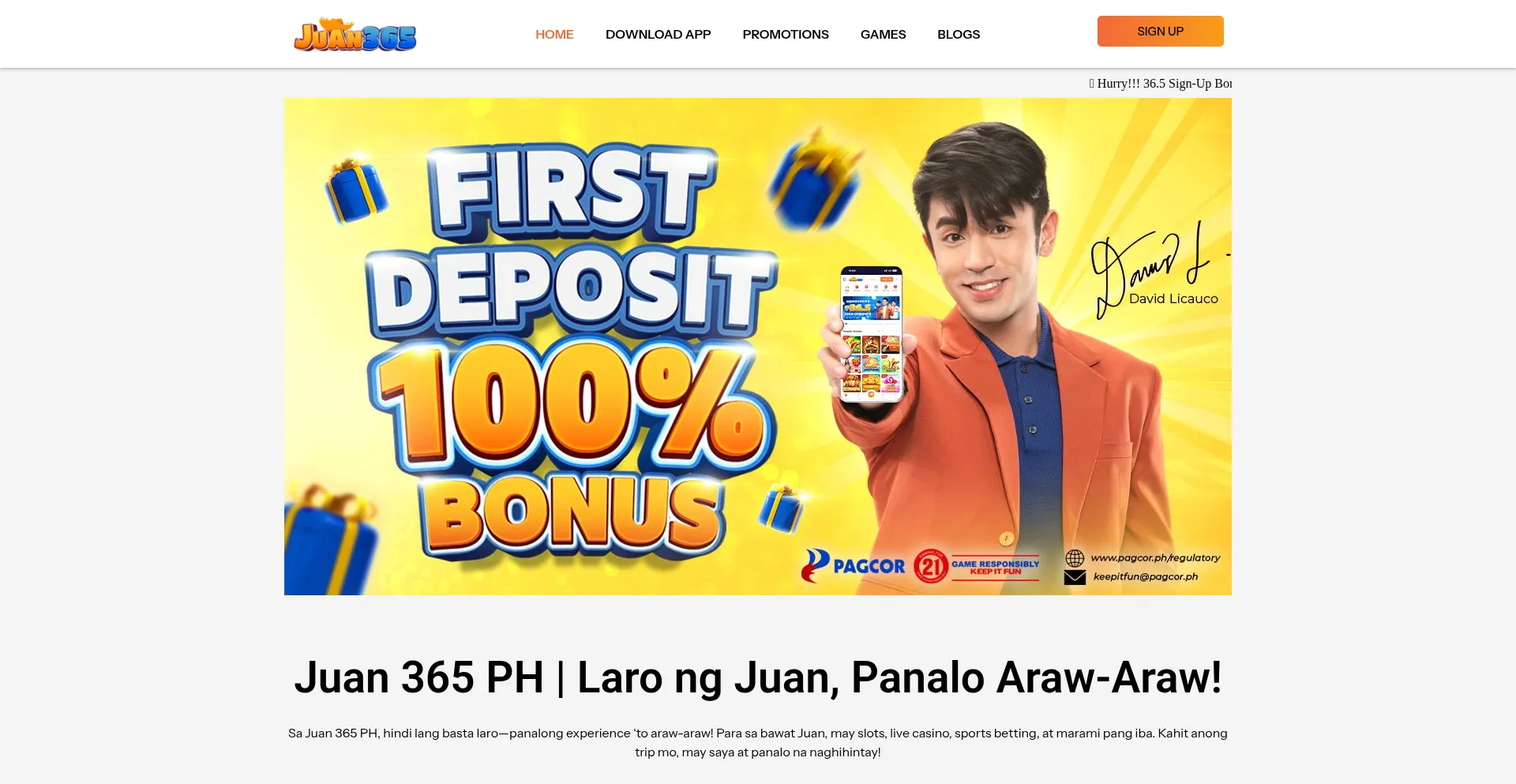 Juan-365.com.ph Screenshot