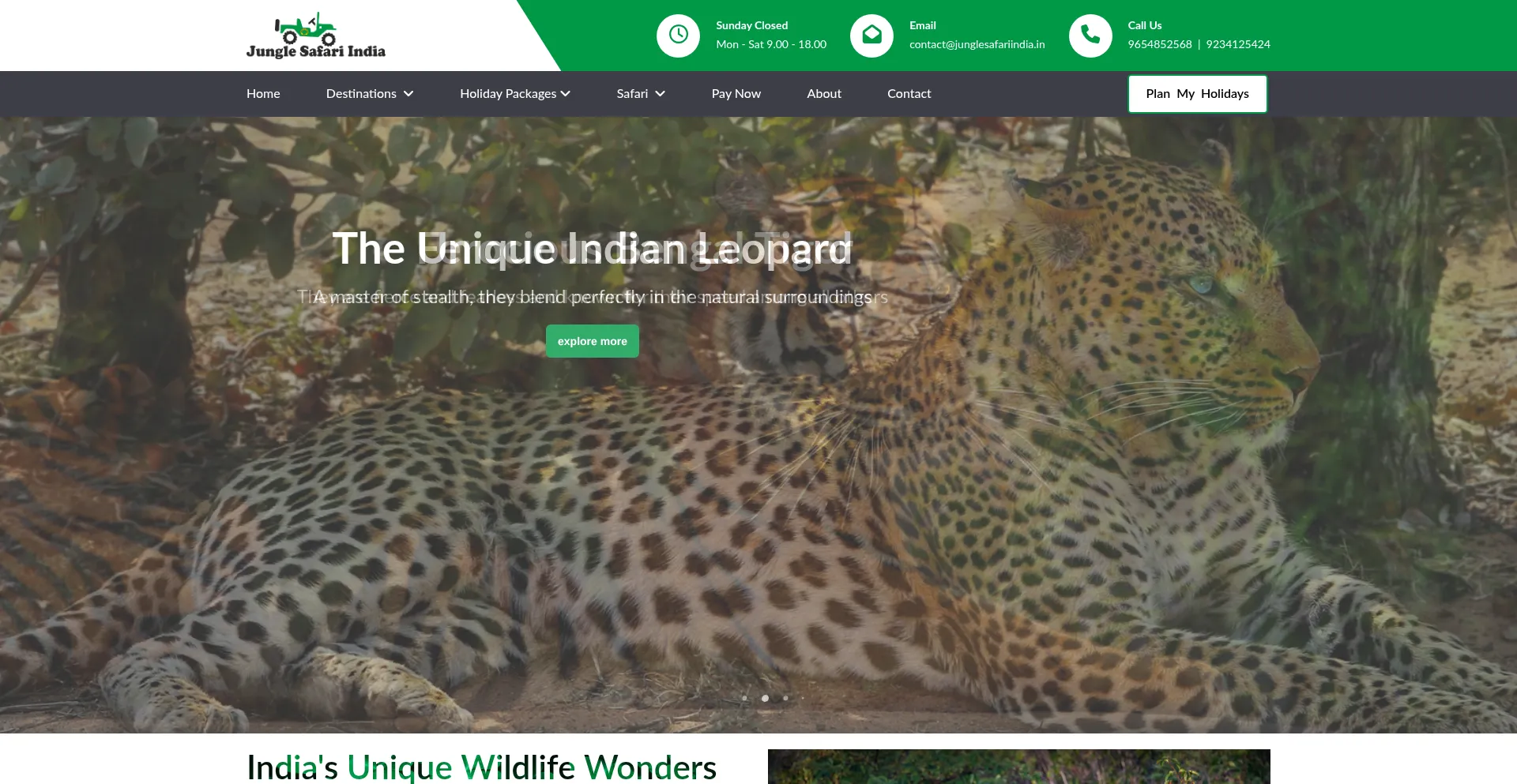 Junglesafariindia.in