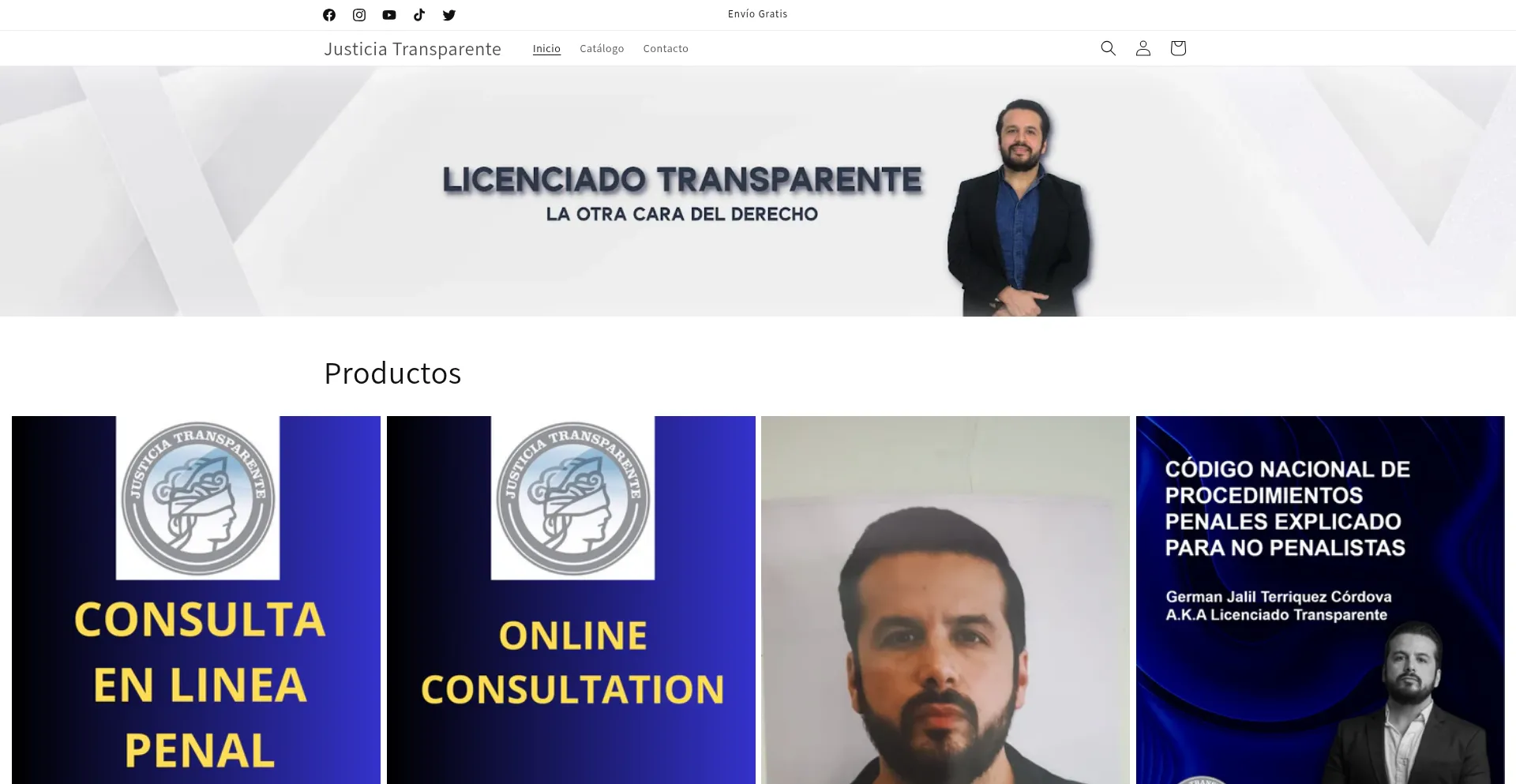 Justiciatransparente.myshopify.com Screenshot