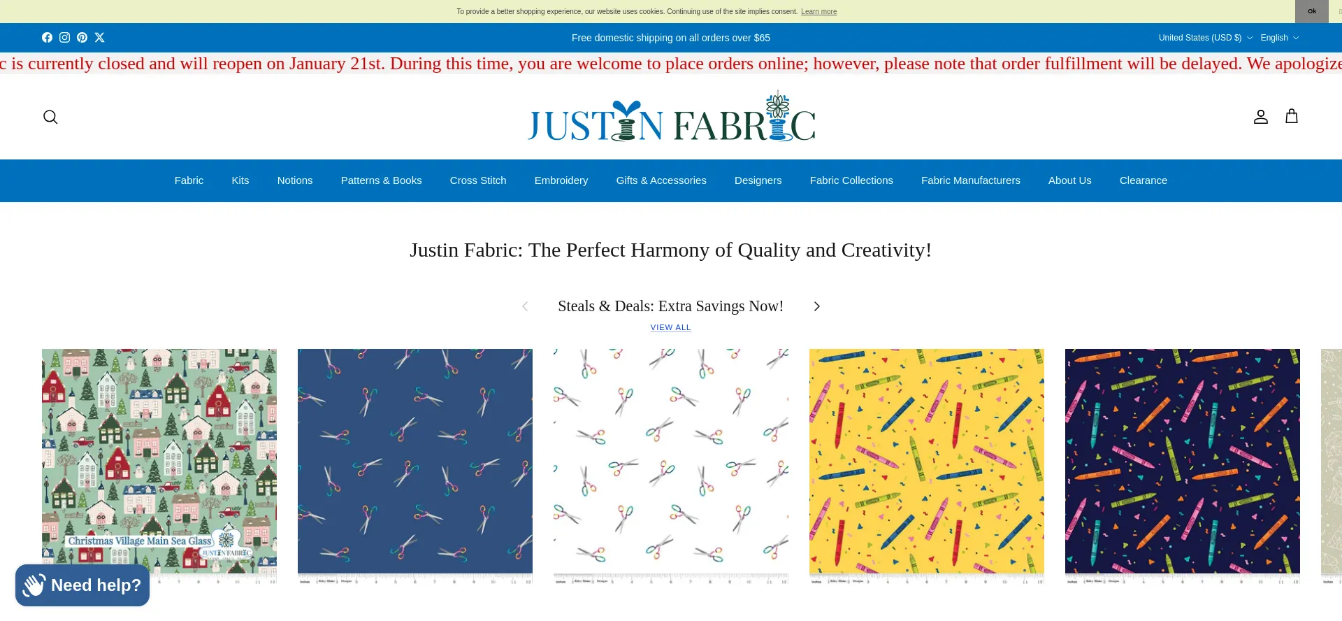 Justinfabric.com