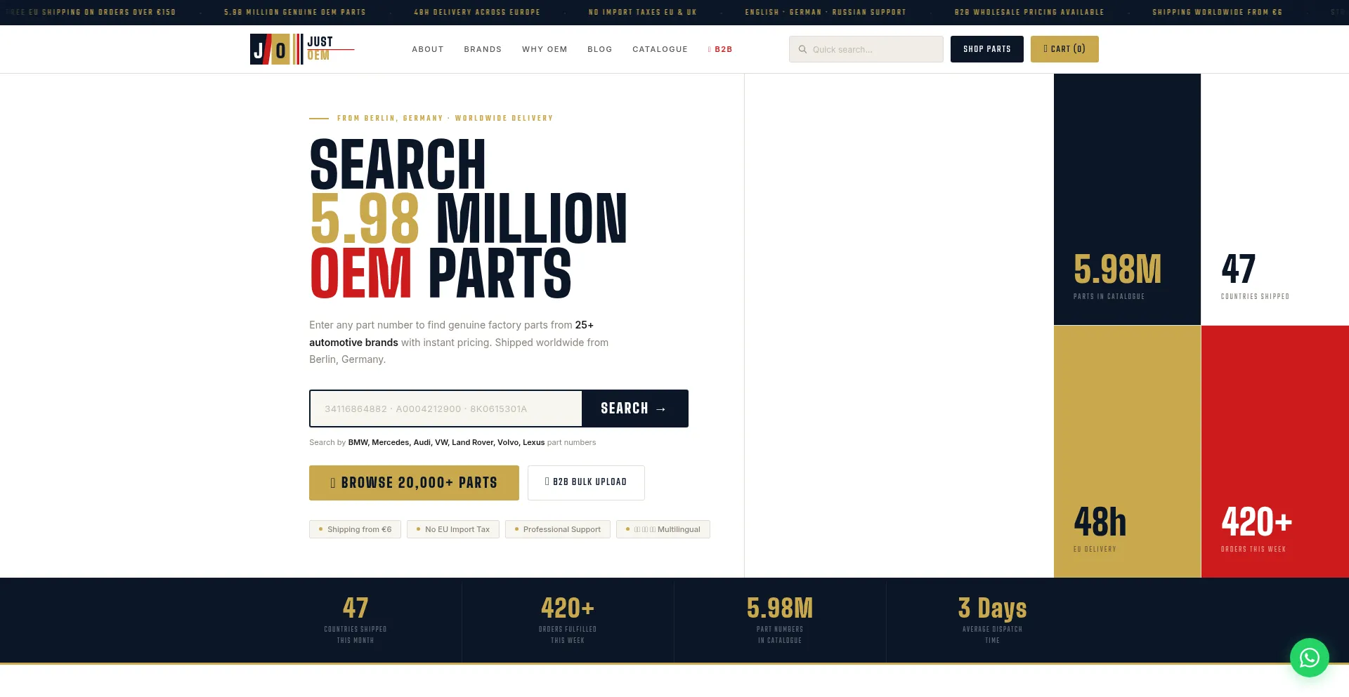 Justoem.com