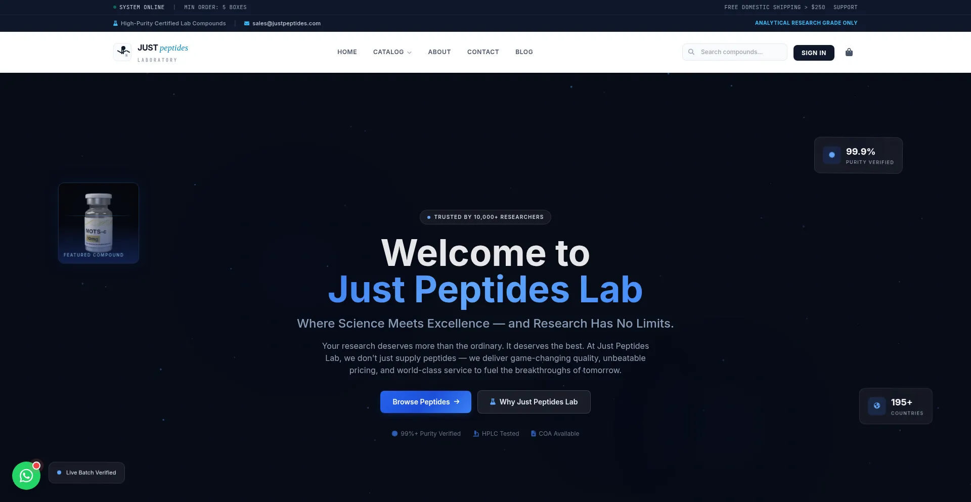 Justpeptideslab.com