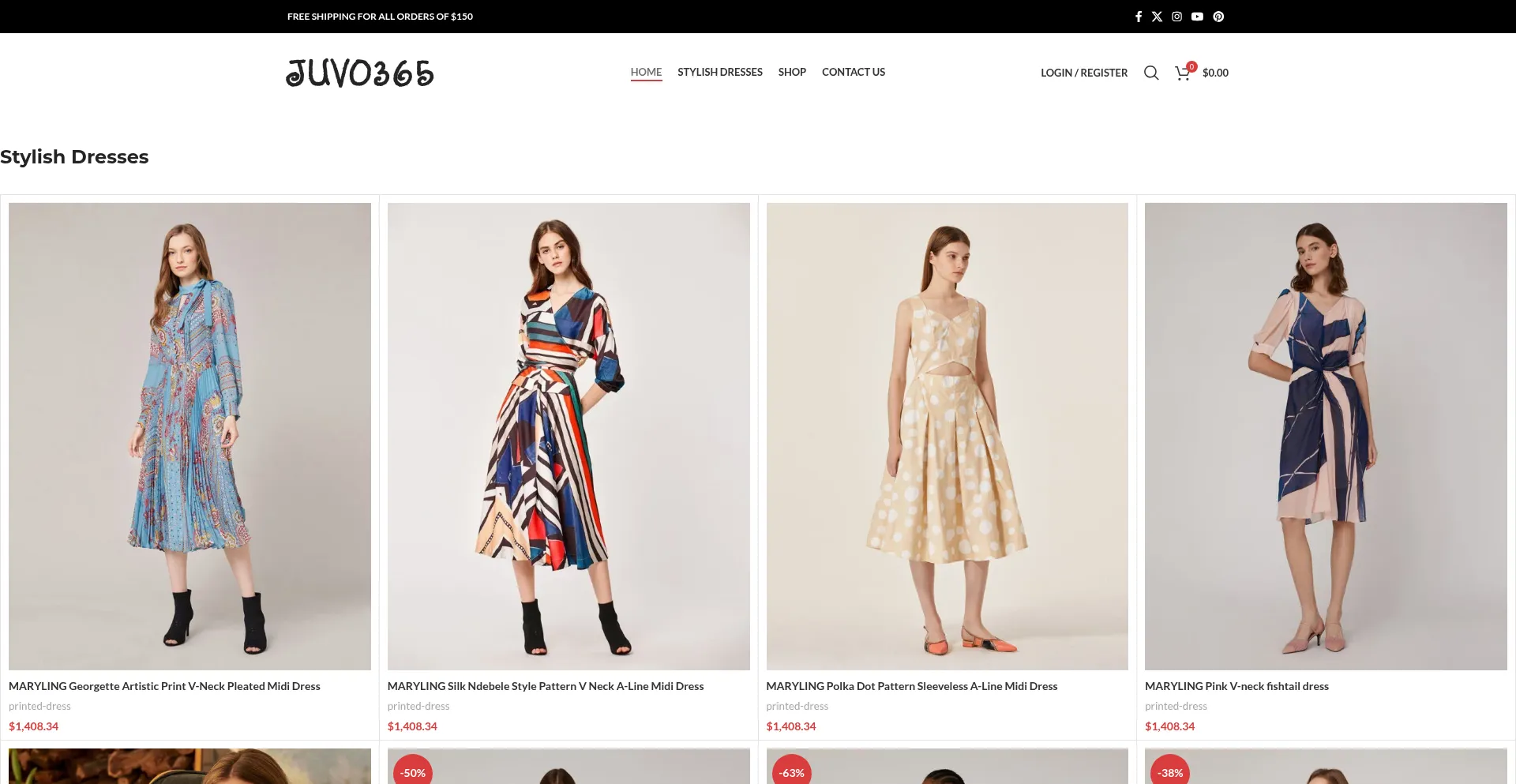 Juvo365.shop Screenshot