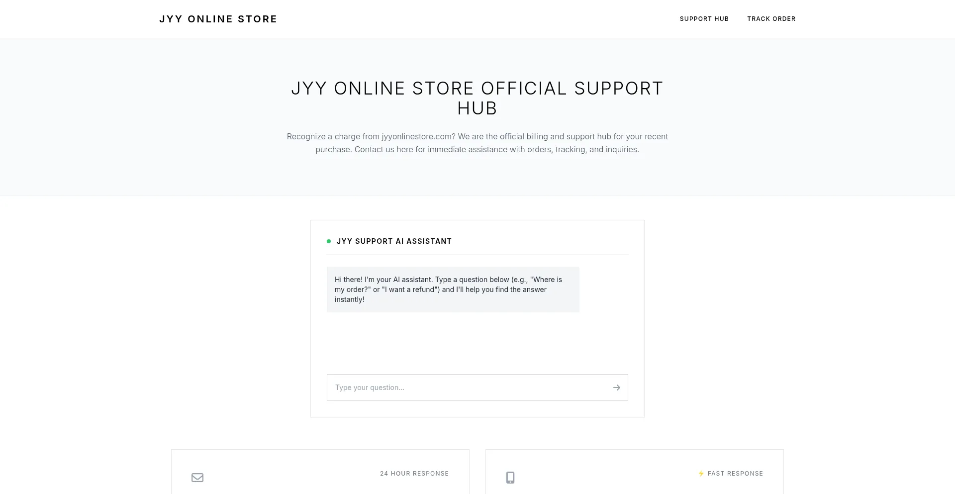 Jyyonlinestore.com