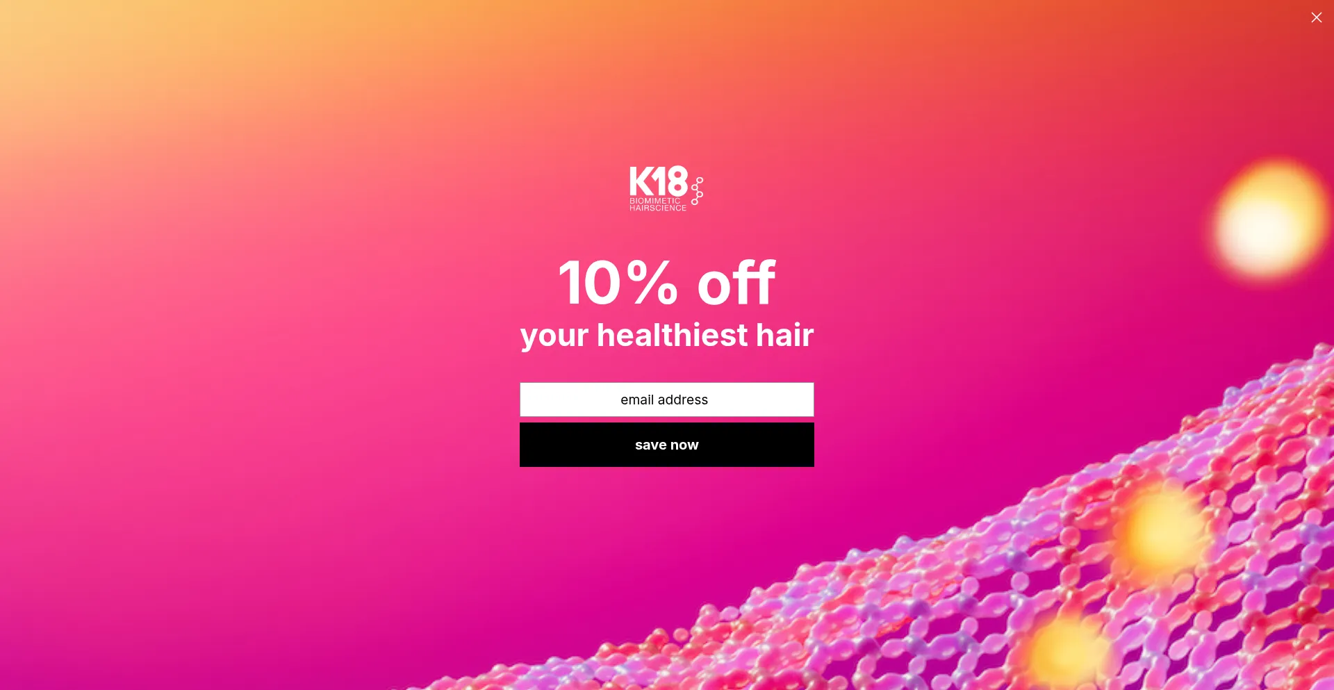 K18hair.com Screenshot