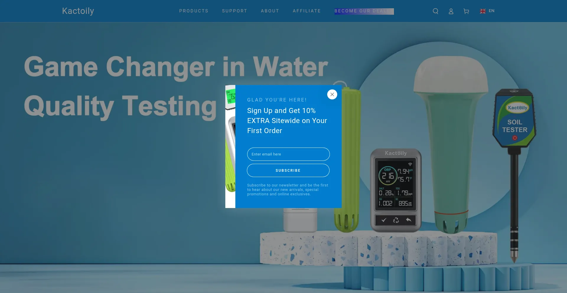 Kactoily.com Screenshot