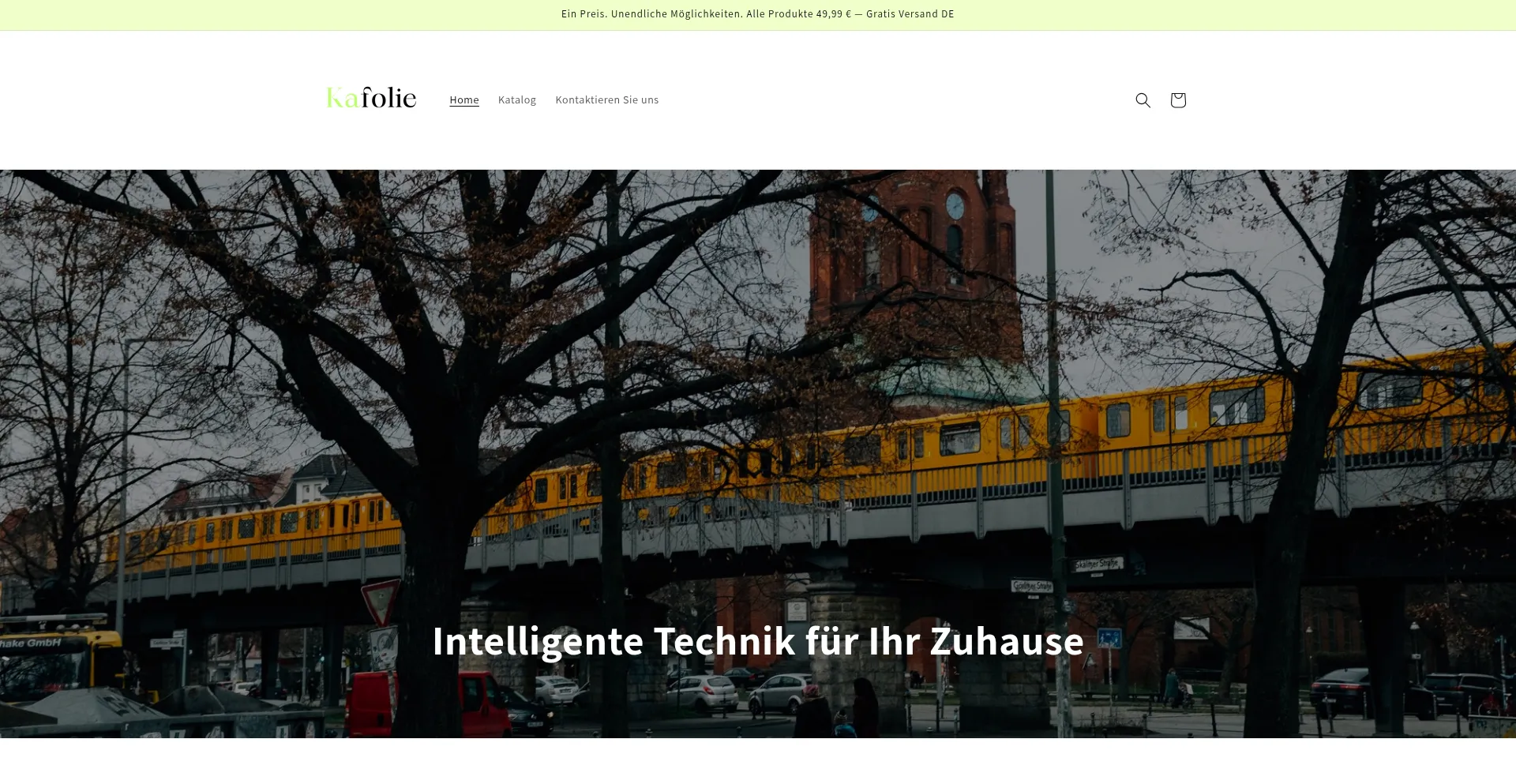 Kafolie.myshopify.com Screenshot