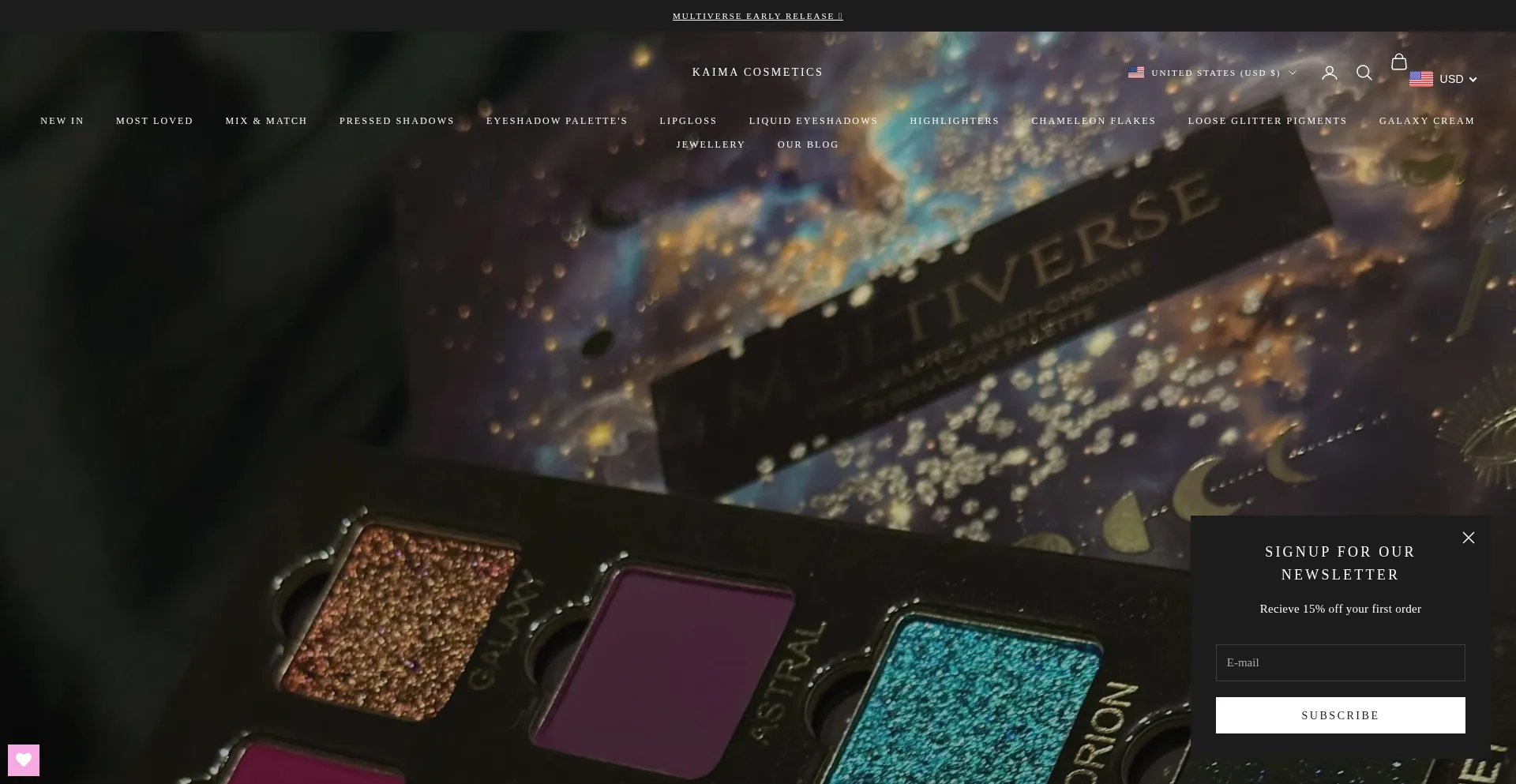Kaimacosmetics.com Screenshot