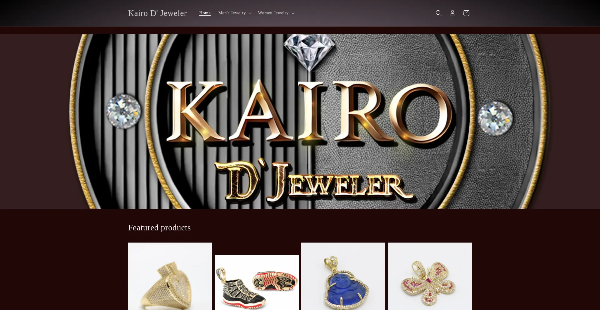 Website screenshot of Kairojeweler.com