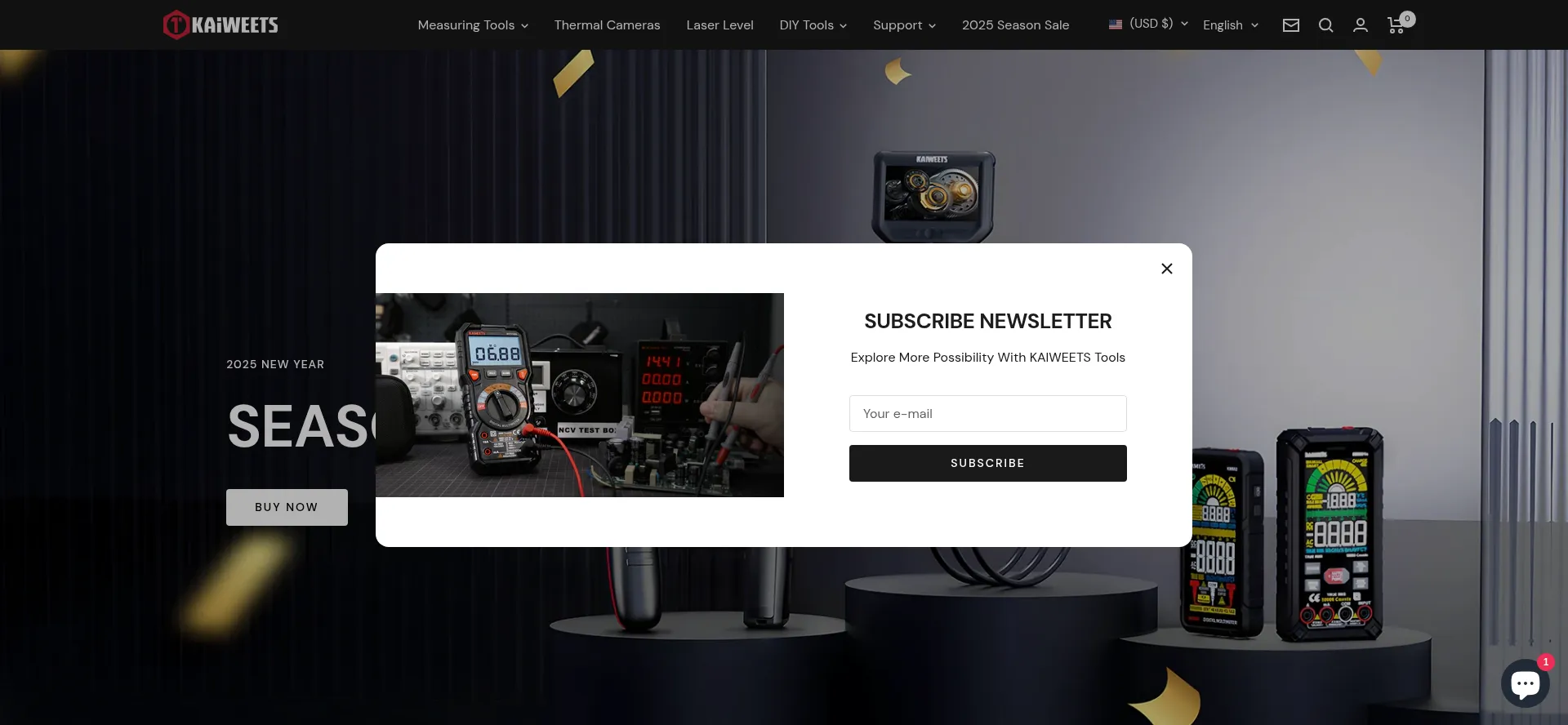 Website screenshot of Kaiweets.com