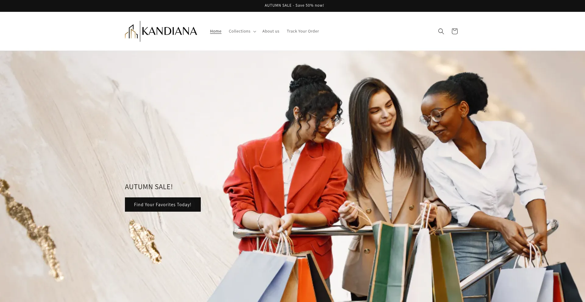 Kandiana.uk Screenshot