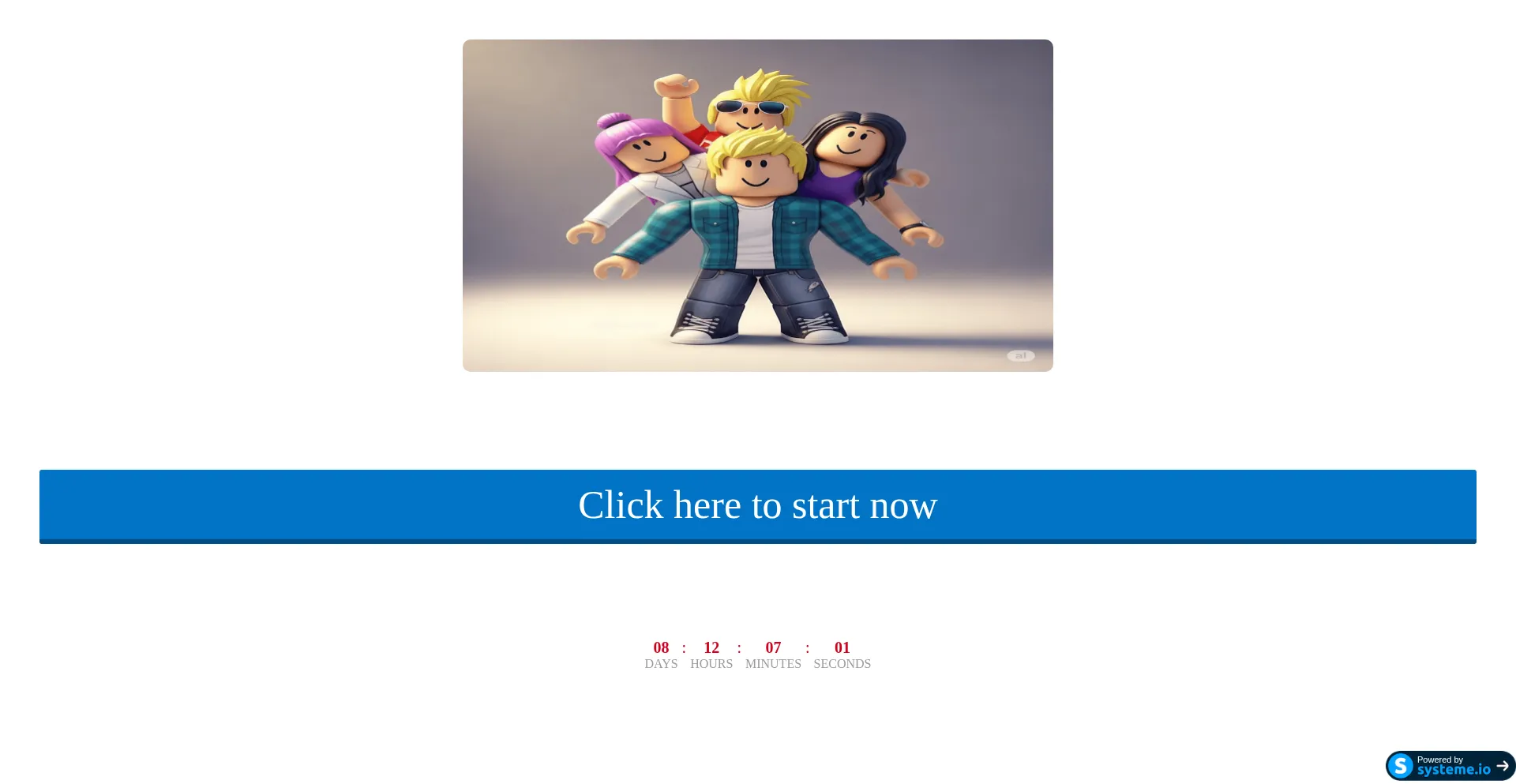Website screenshot of Kaoutar-ibourk.systeme.io