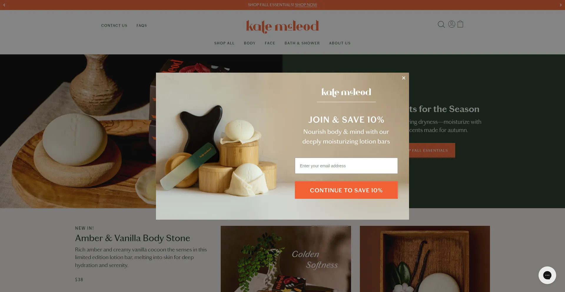 Katemcleod.com Screenshot