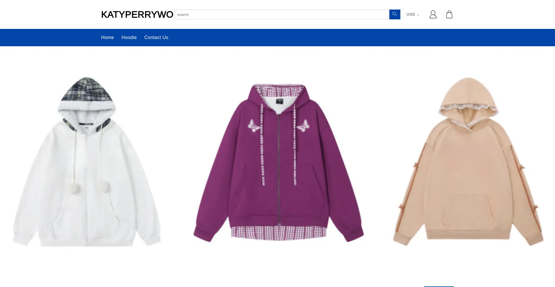Website screenshot of Katyperryworld.shop