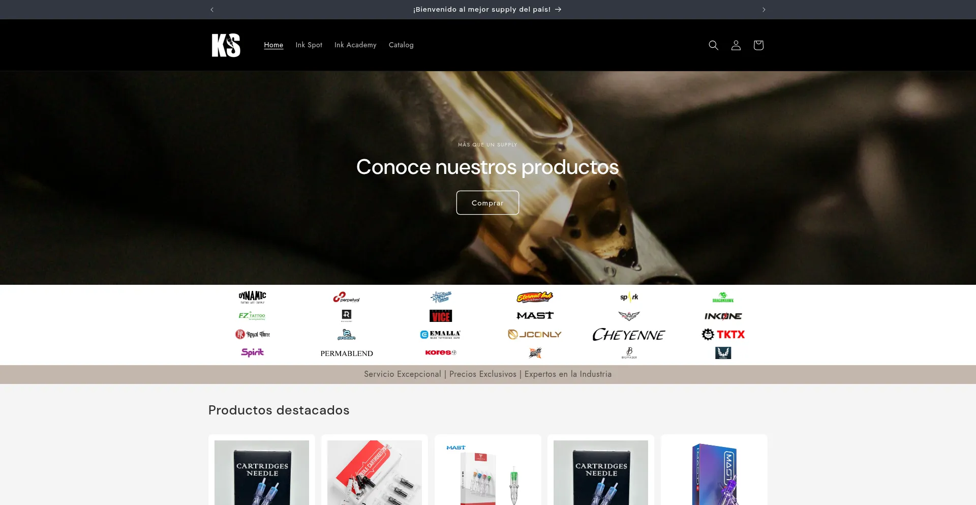 Website screenshot of Kayasupply.online