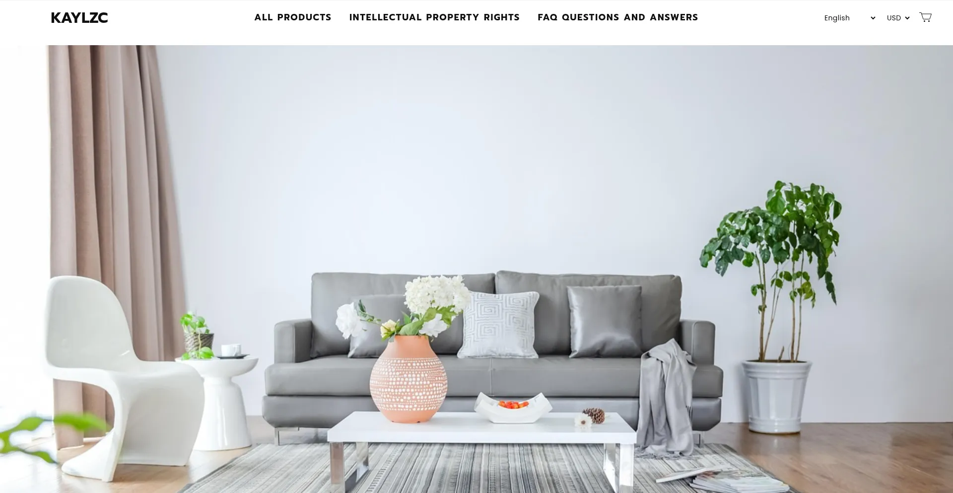 Website screenshot of Kaylzc.com
