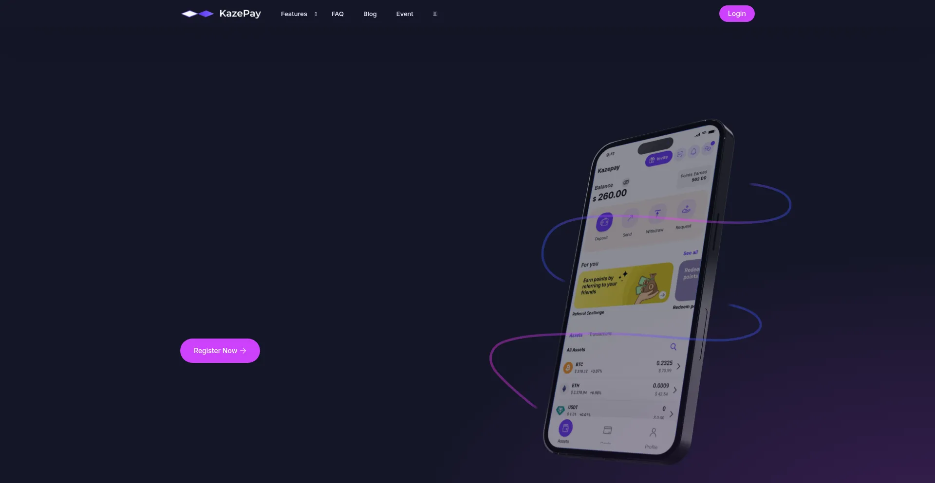 Kazepay.com Screenshot
