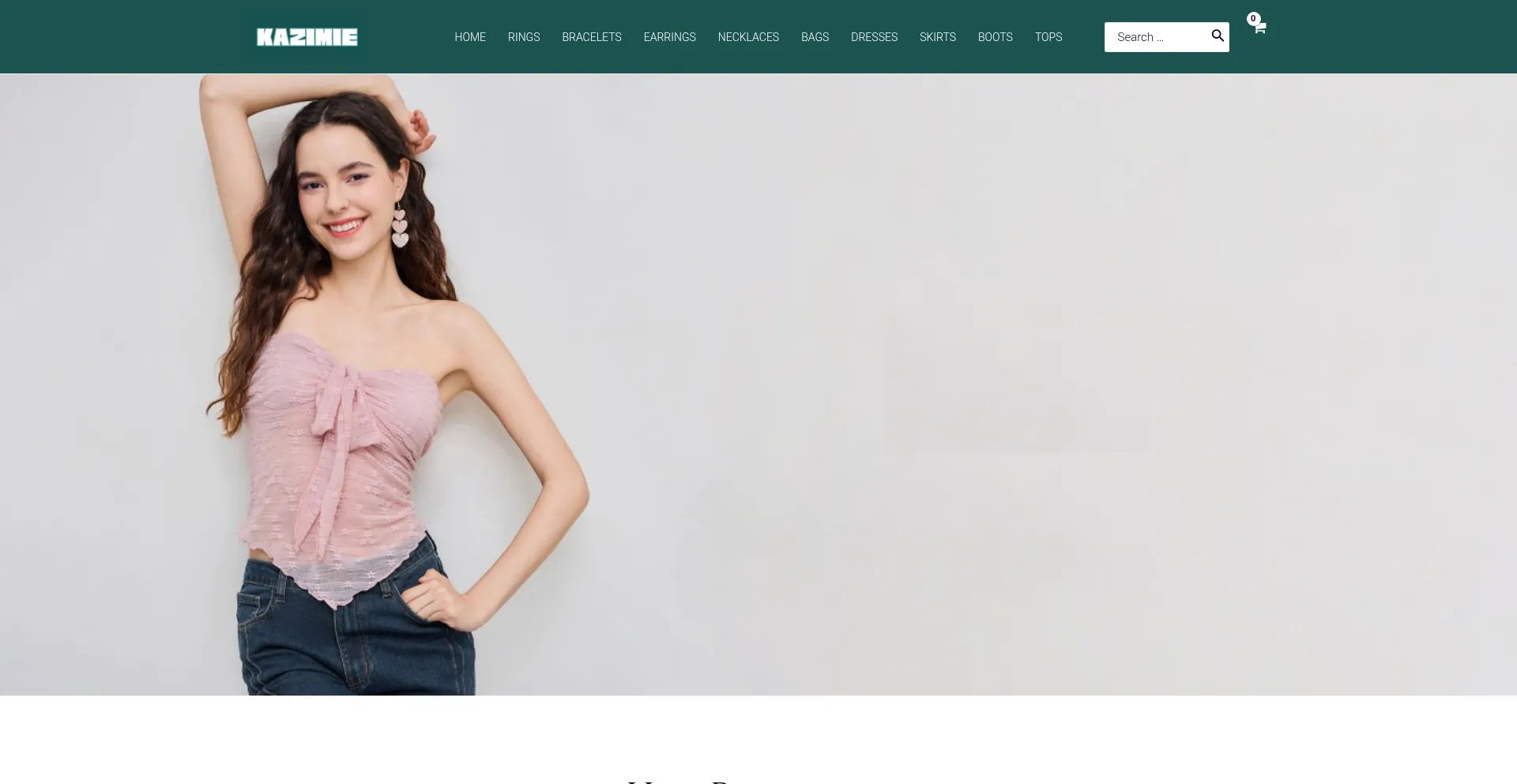 Website screenshot of Kazimie.com