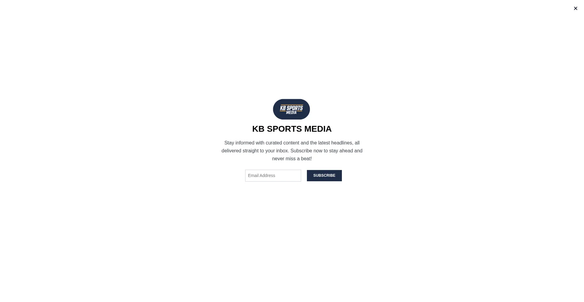 Website screenshot of Kbsportsmedia.net