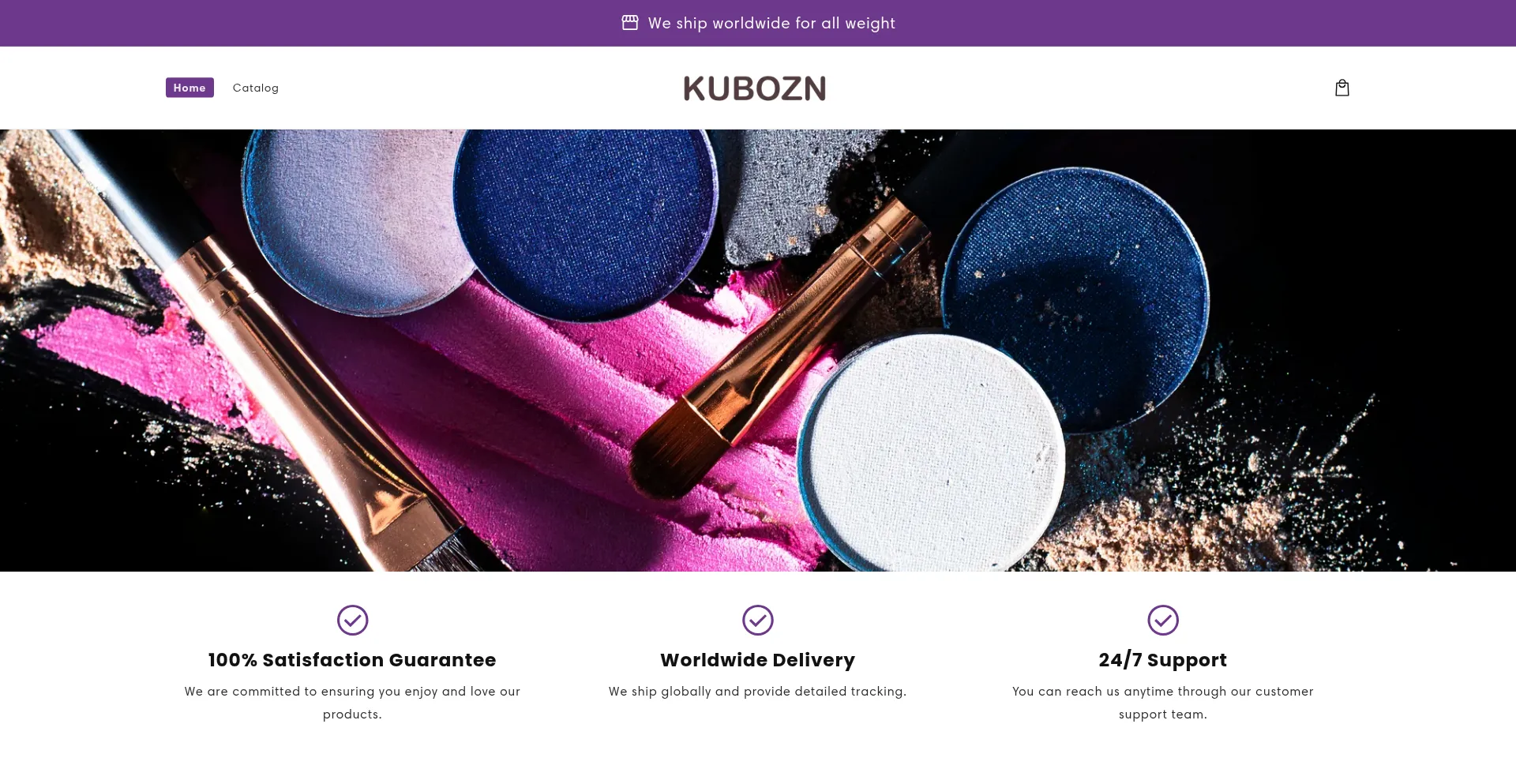 Website screenshot of Kbzhealth.store