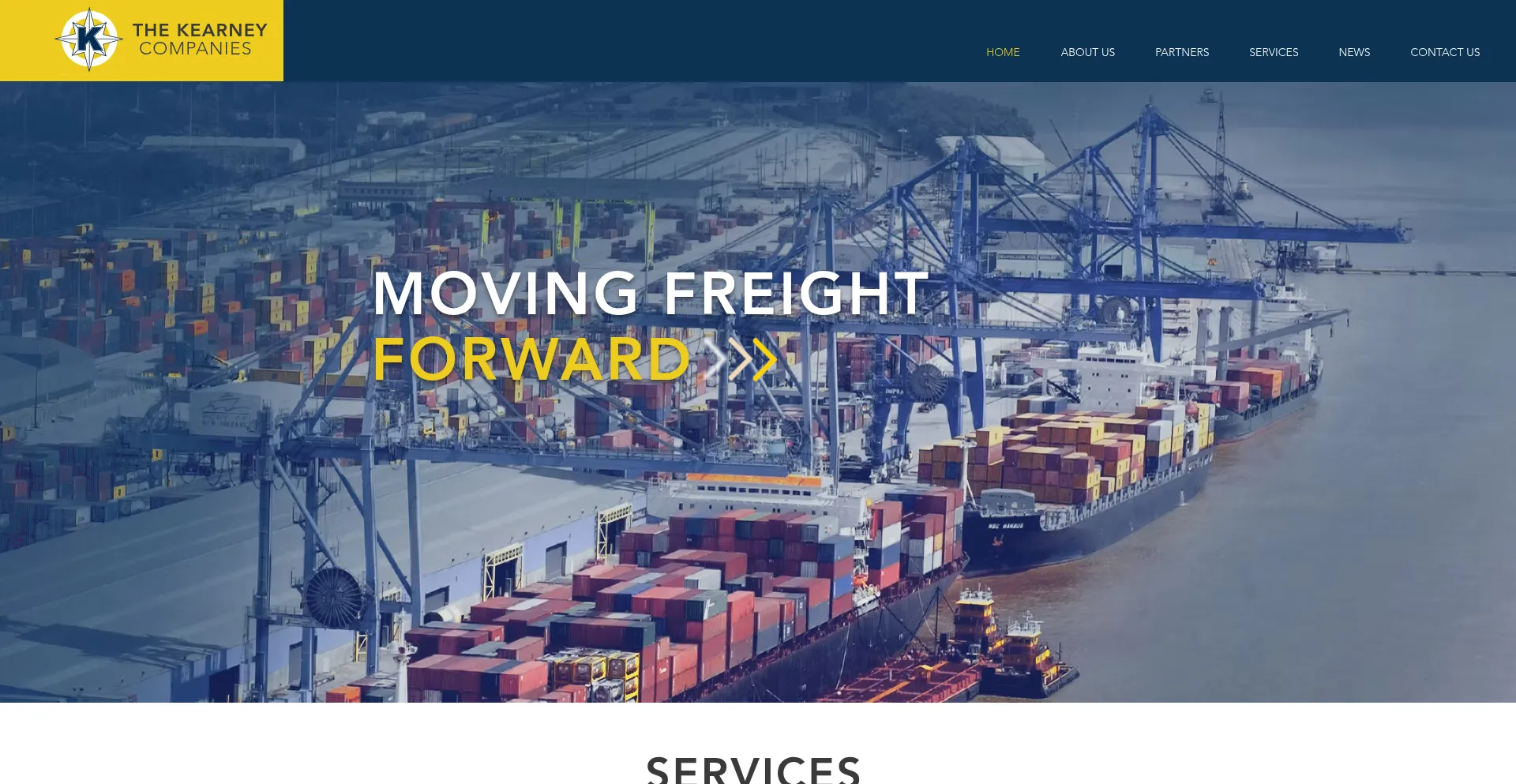 Website screenshot of Kearneycompanies.com