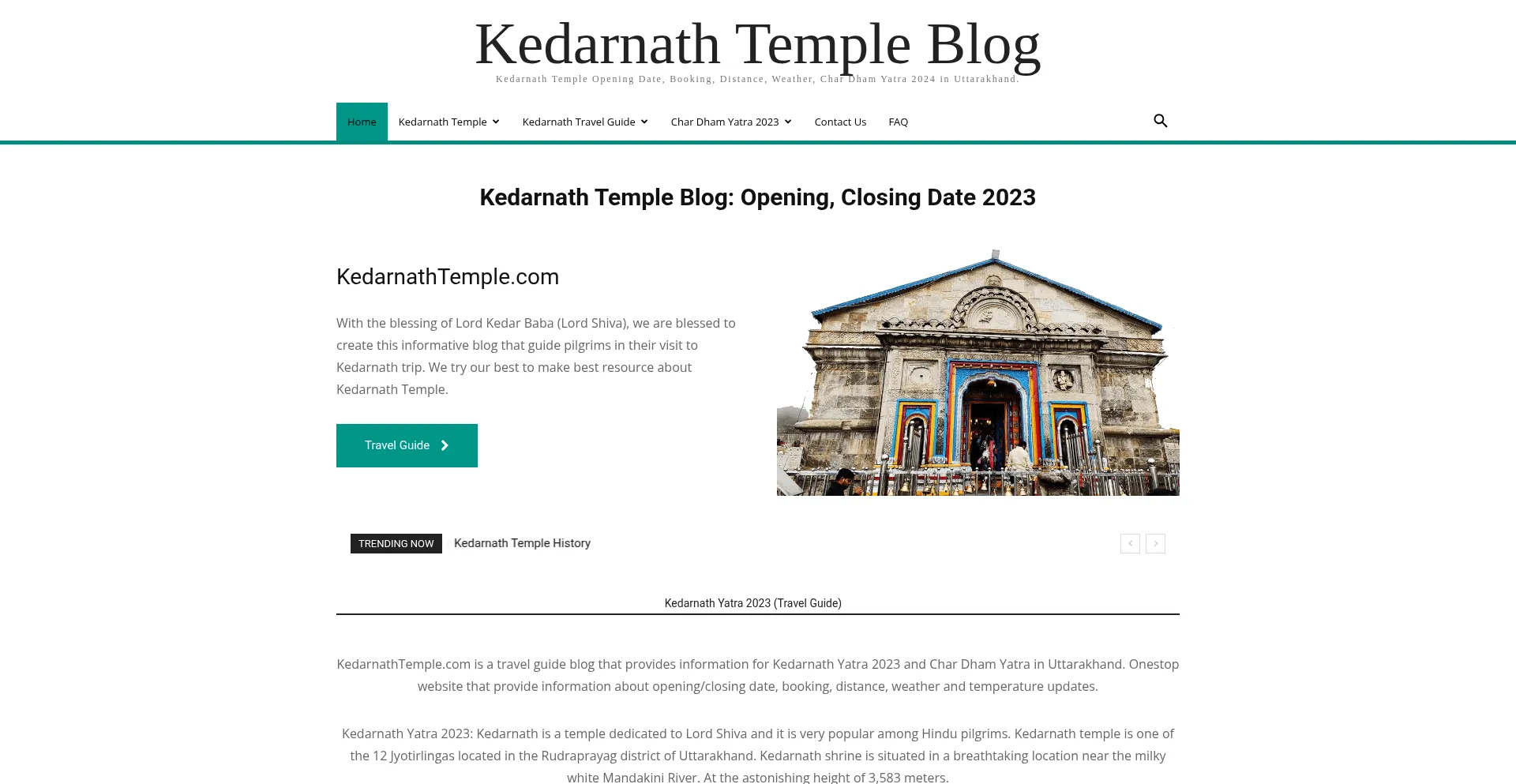 Kedarnathtemple.com