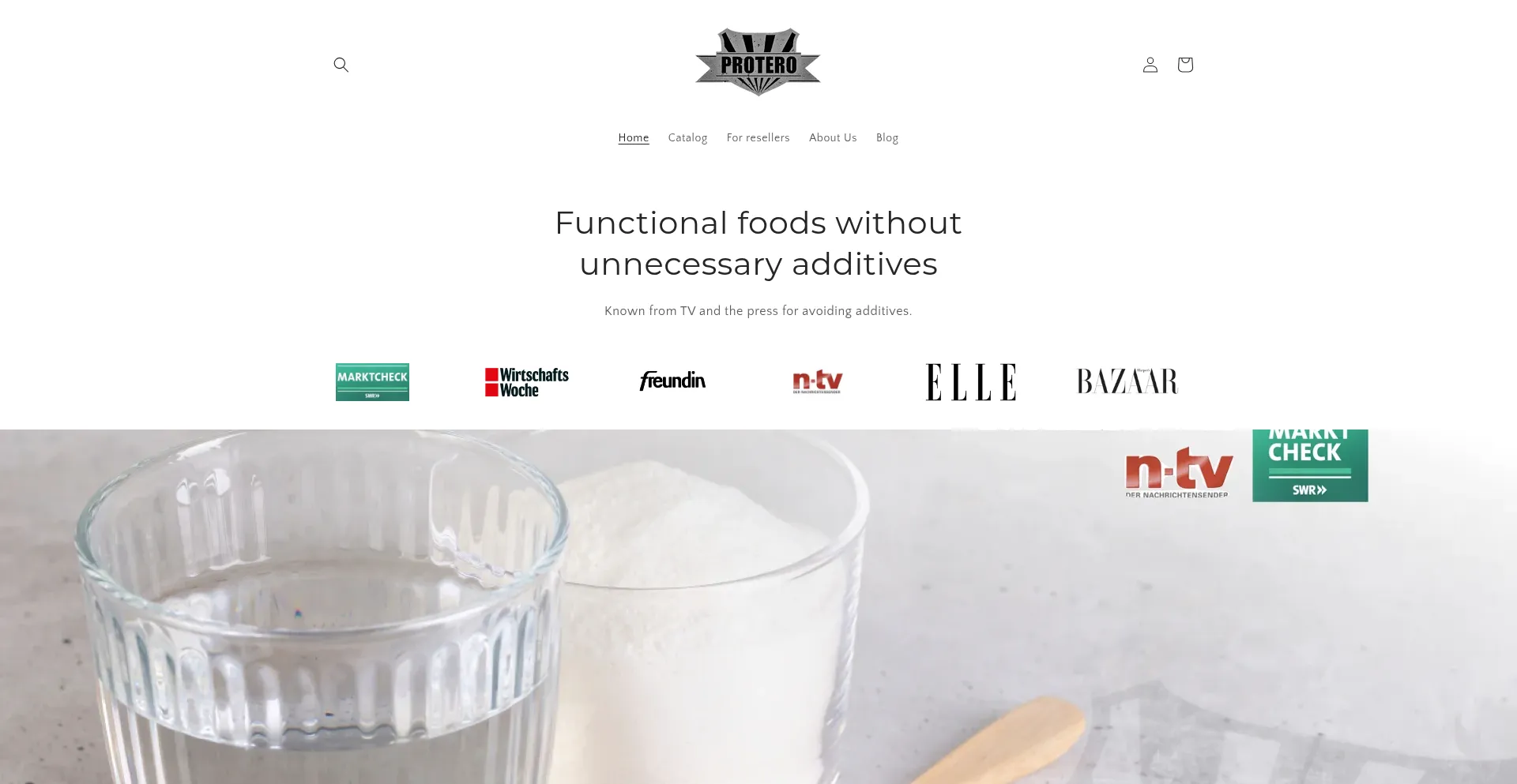 Website screenshot of Kefirwhey.com