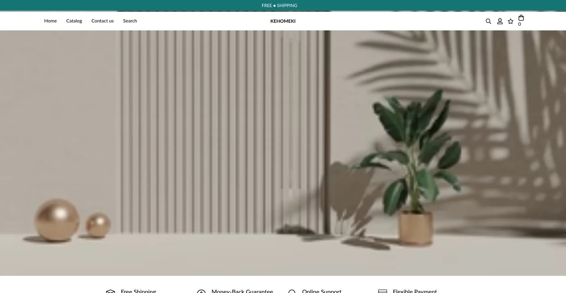 Website screenshot of Kehomeki.com