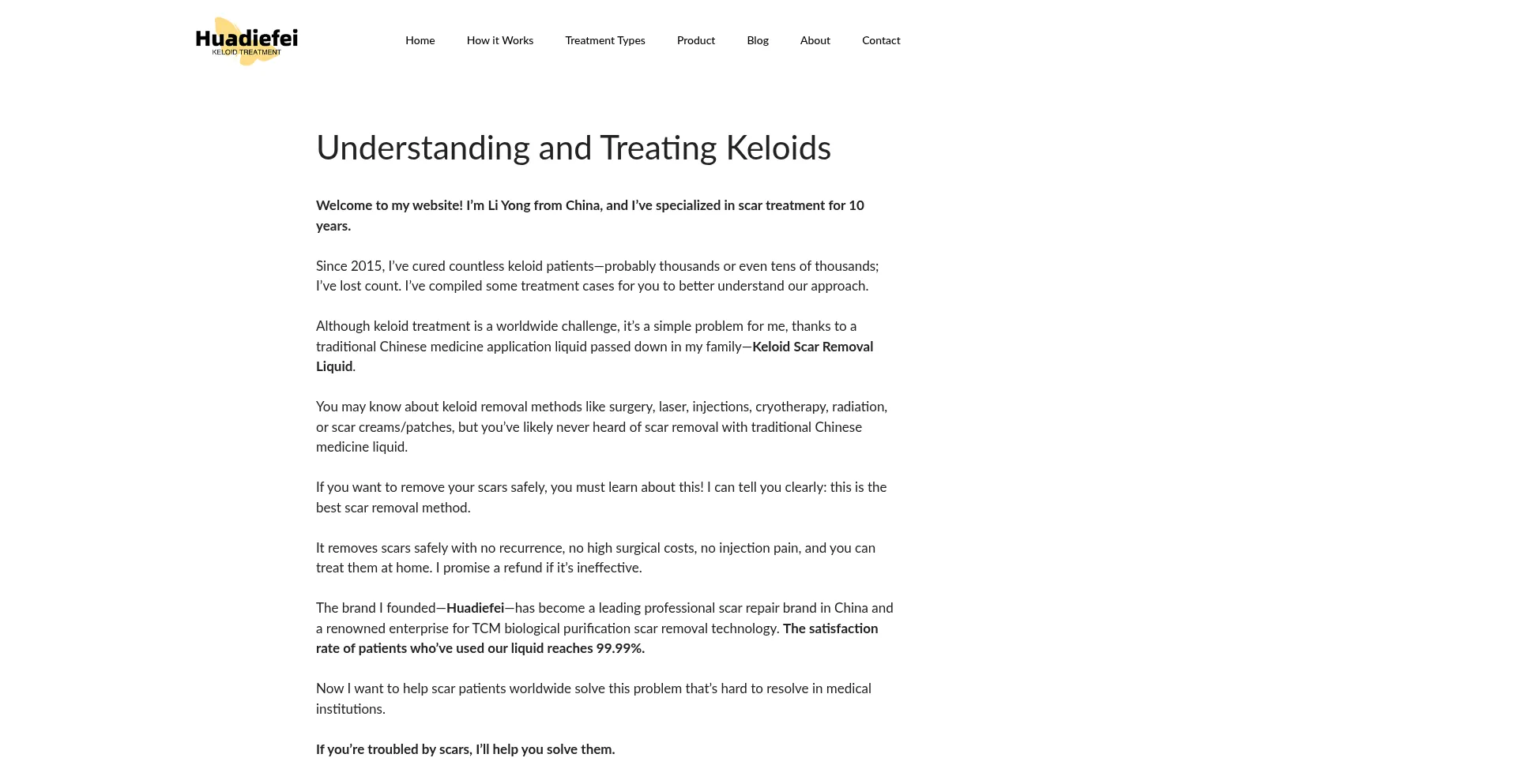 Is Keloidstreatment.com Safe?
