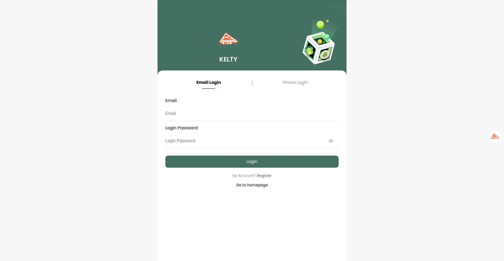 Website screenshot of Keltylove.com