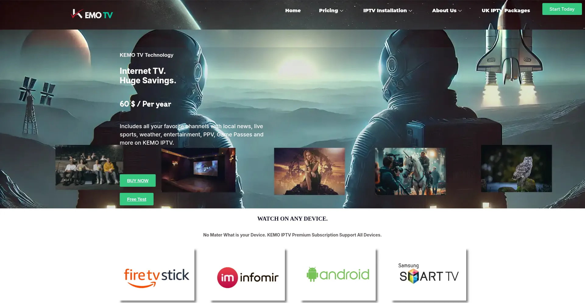 Kemo-iptv.pro Screenshot