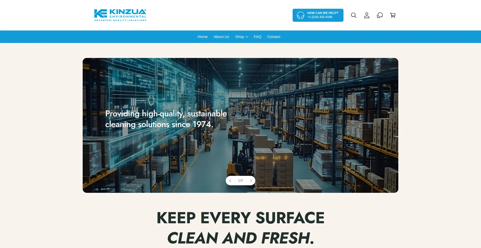 Website screenshot of Kesupply.com